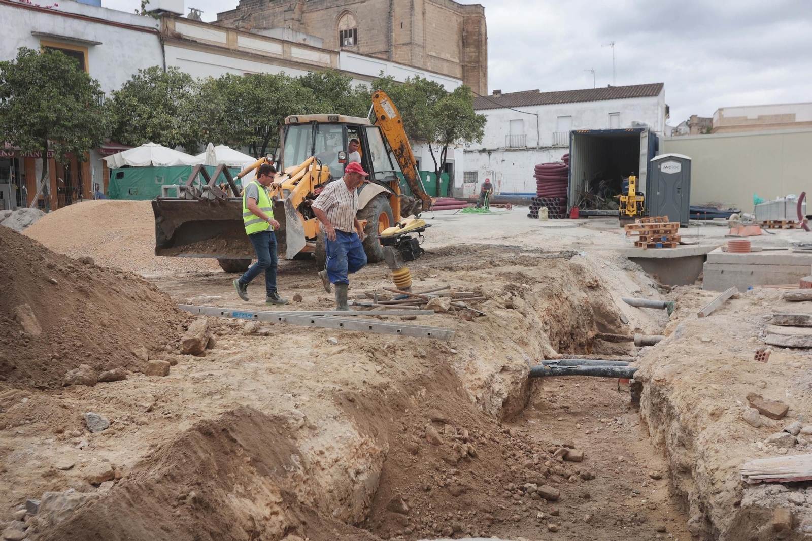 Así se encontraba la obra el pasado viernes. Así se encontraba la obra el pasado viernes.