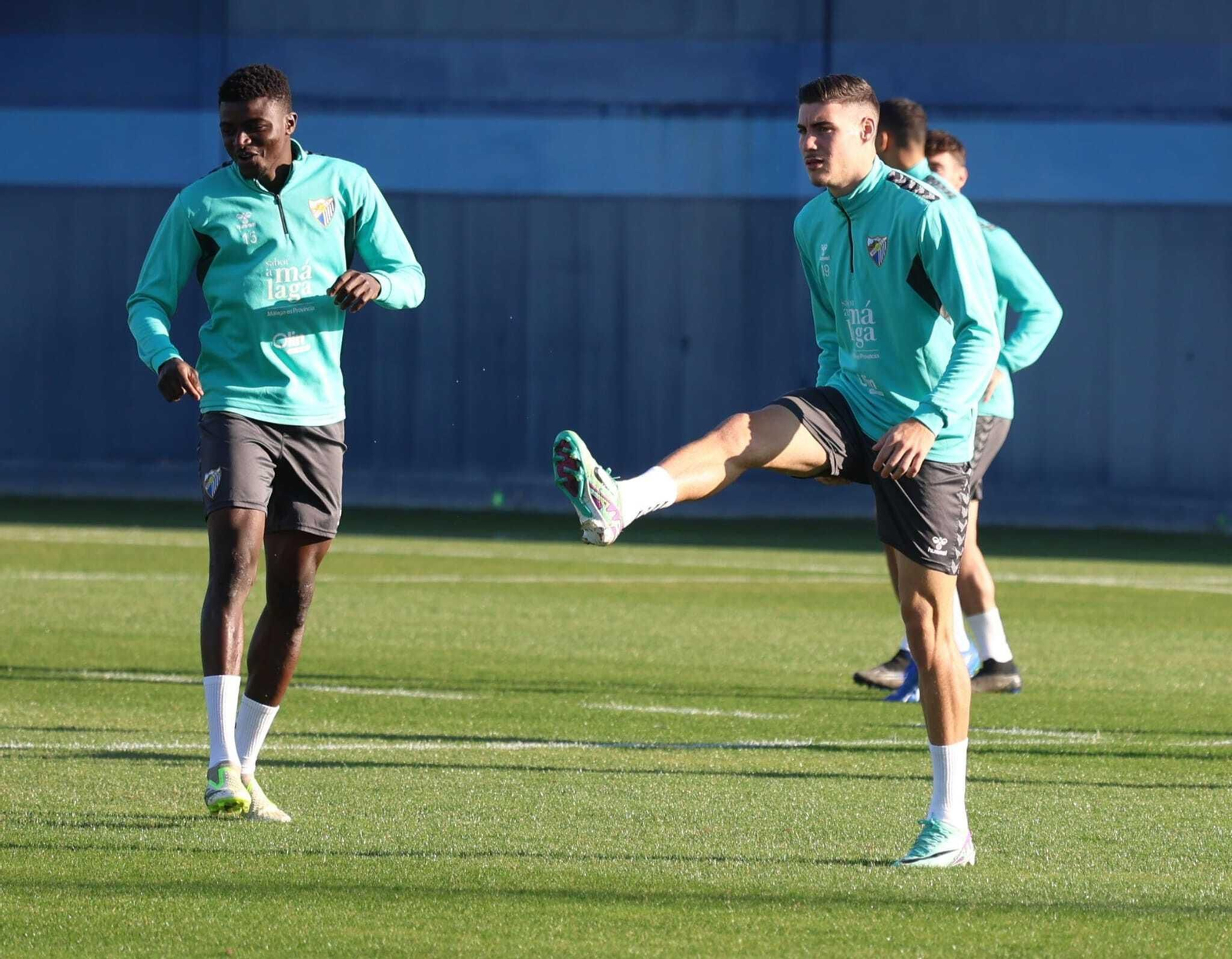 El Málaga CF regresa del parón con risas y una alegría