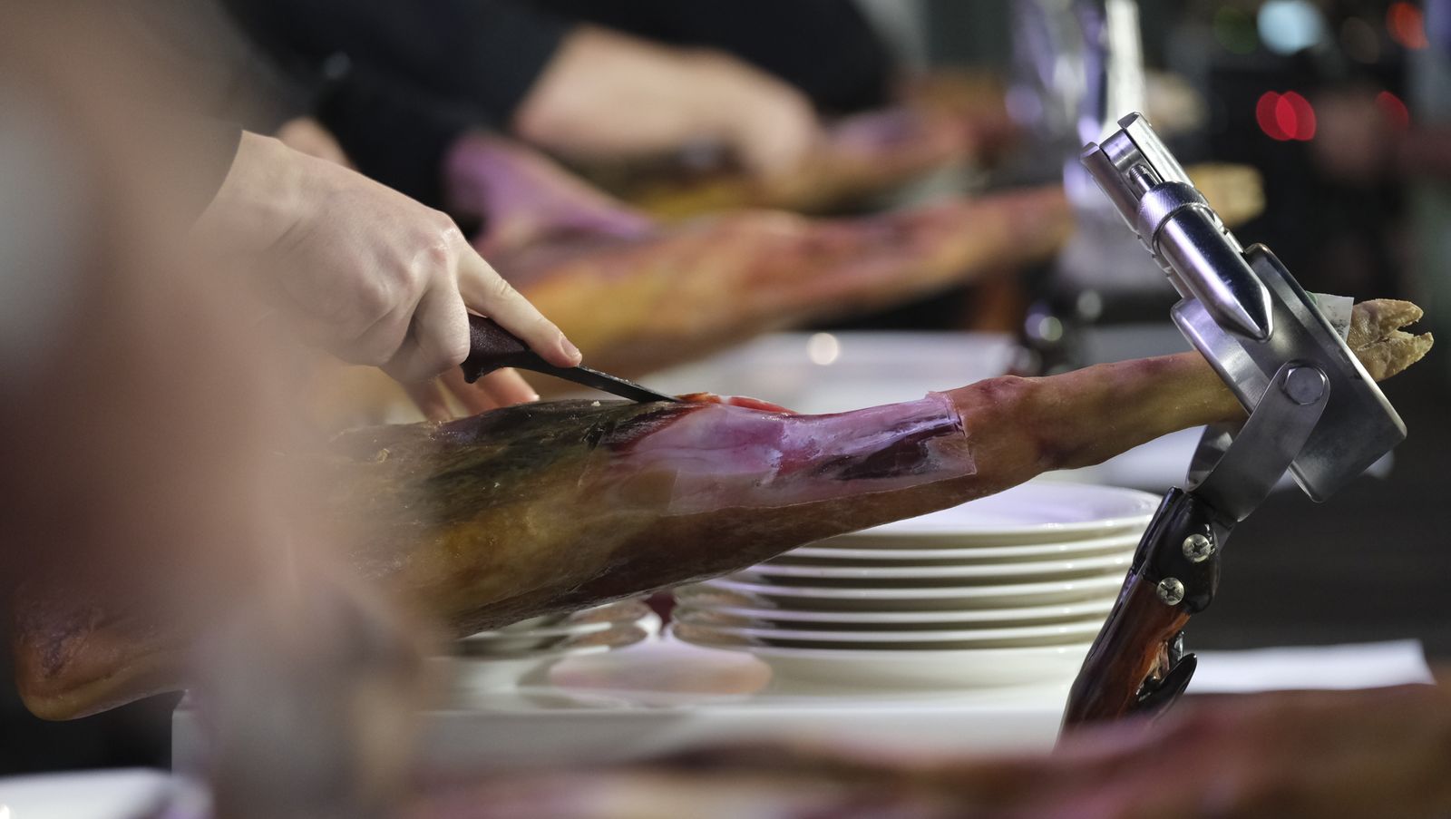 Imágenes del Concurso Nacional de Cortadores de Jamón de Serón