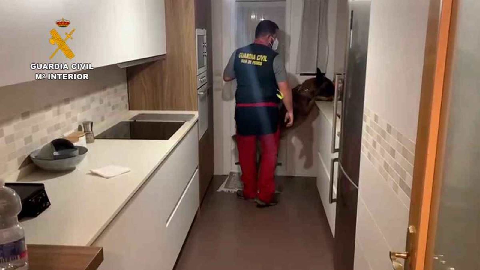 Uno de los registros realizados en la operación