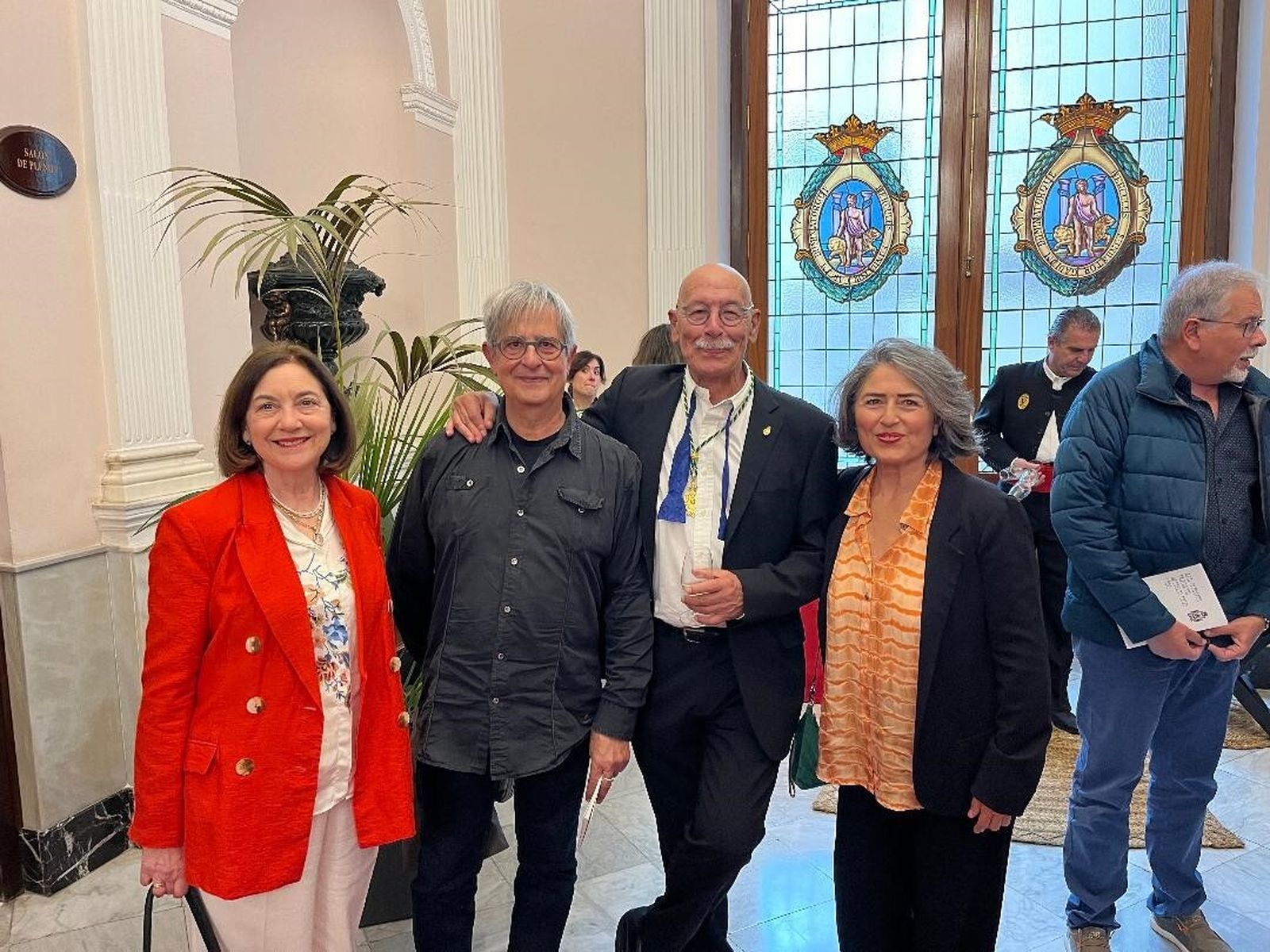 Isabel Pozuelo, Miguel Valencia, Pablo Juliá y María de los Ángeles Reiné.