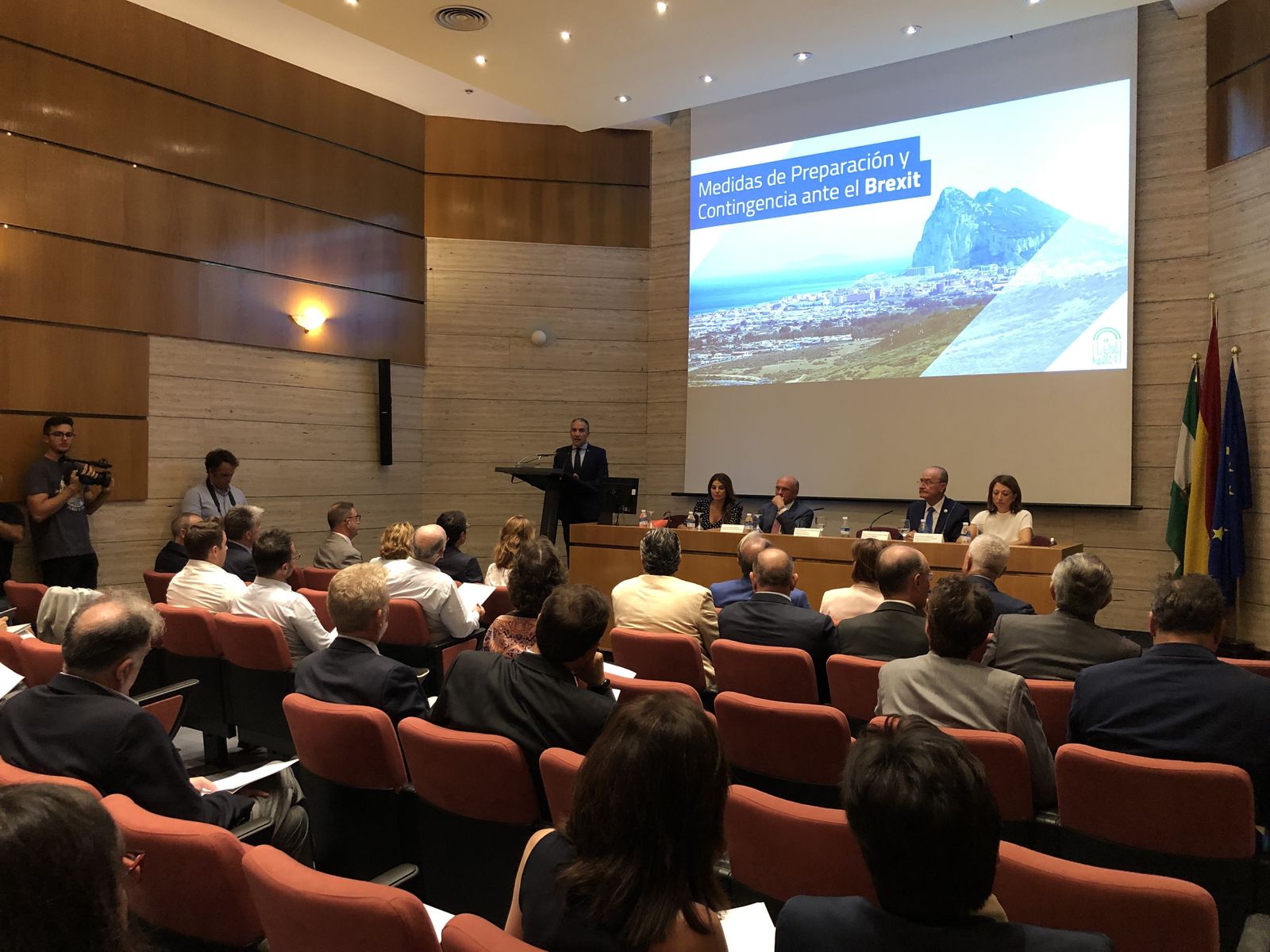 El encuentro entre la Junta y los empresarios malagueños