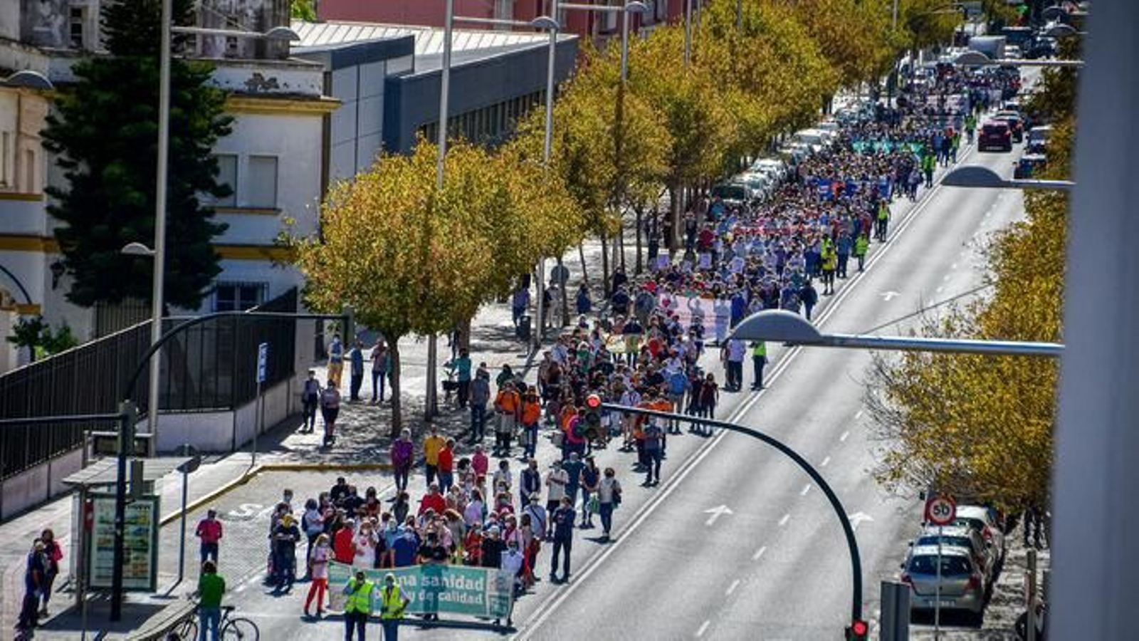 Una protesta celebrada en el mes de octubre.
