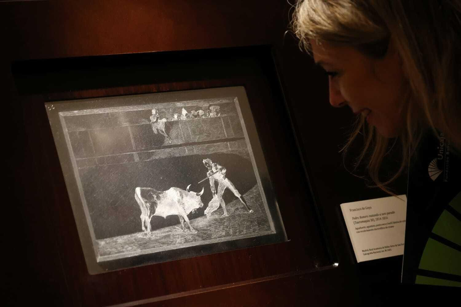 La exposición 'Goya / Picasso. Tauromaquias' en el Centro Cultural Fundación Unicaja en fotos