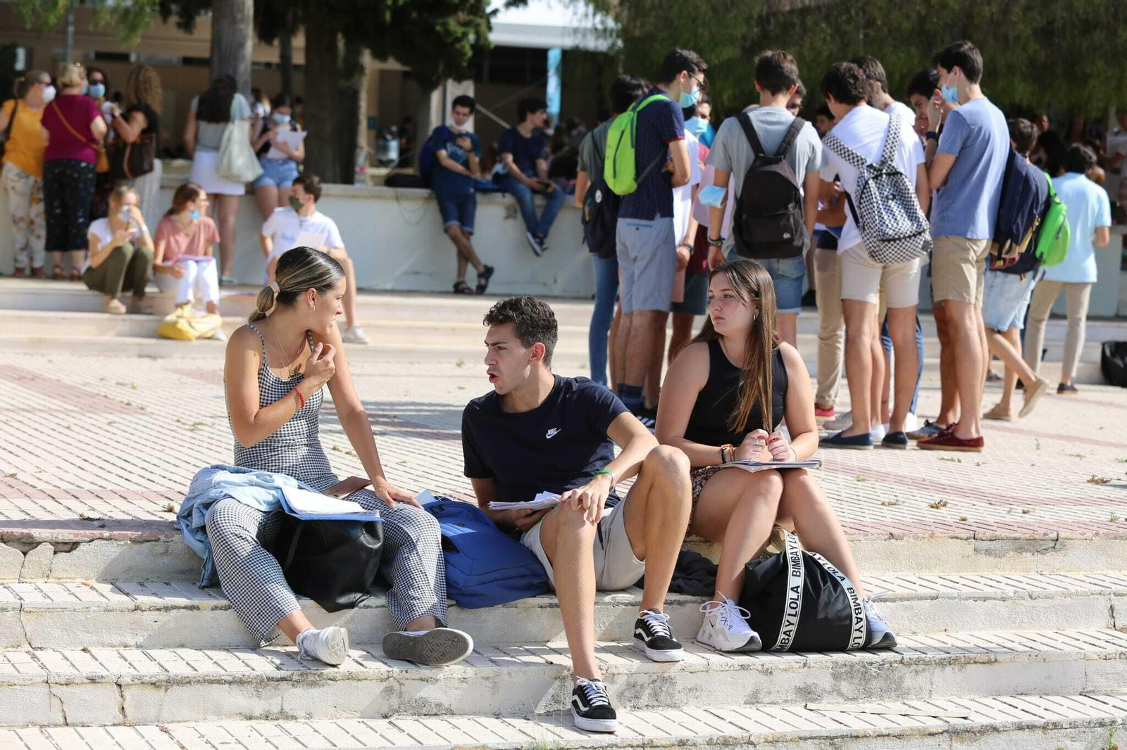 Arranca la Selectividad del coronavirus y las mascarillas en Málaga, en fotos