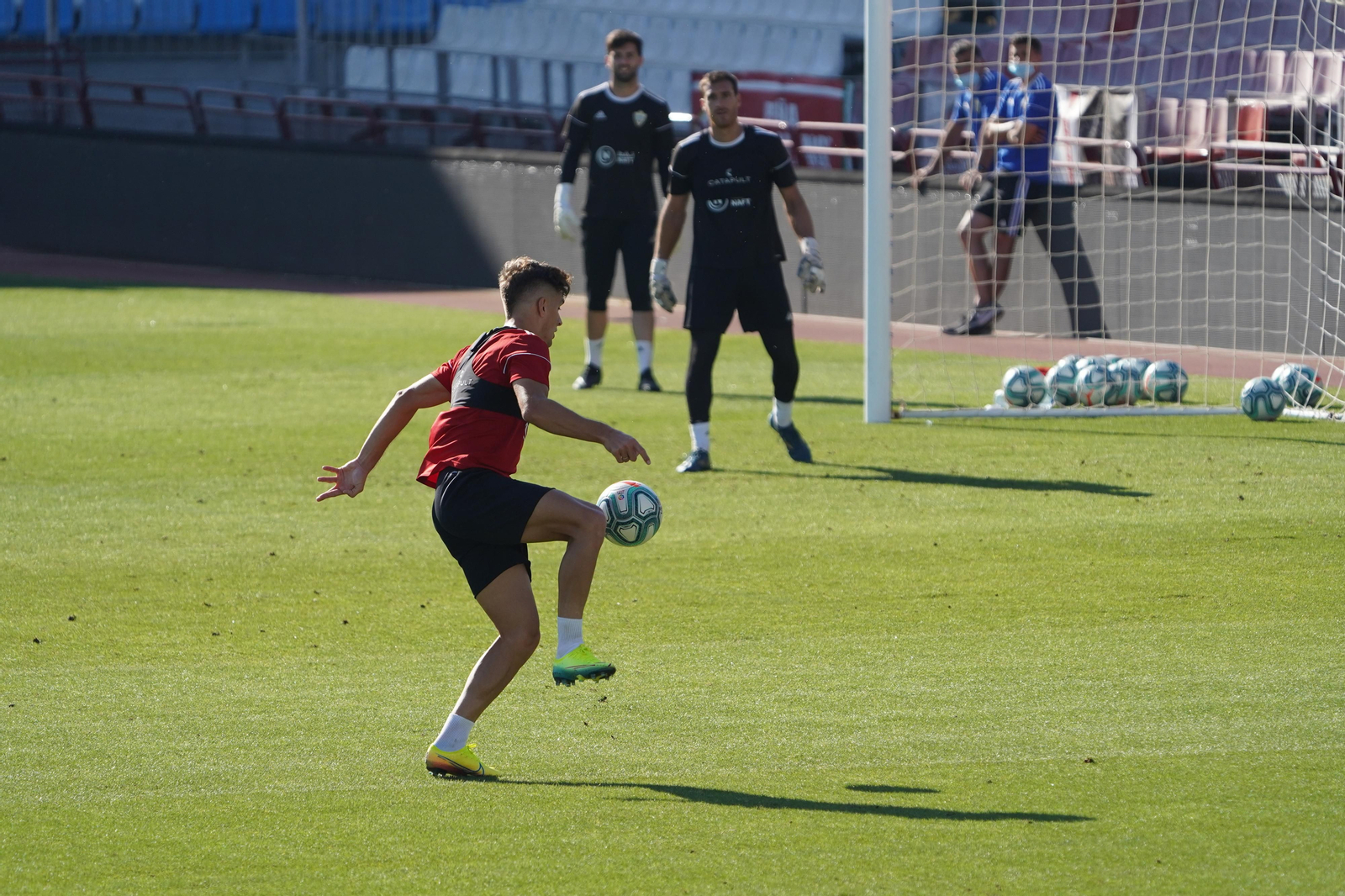 Entrenamiento del Almería (jueves 11)