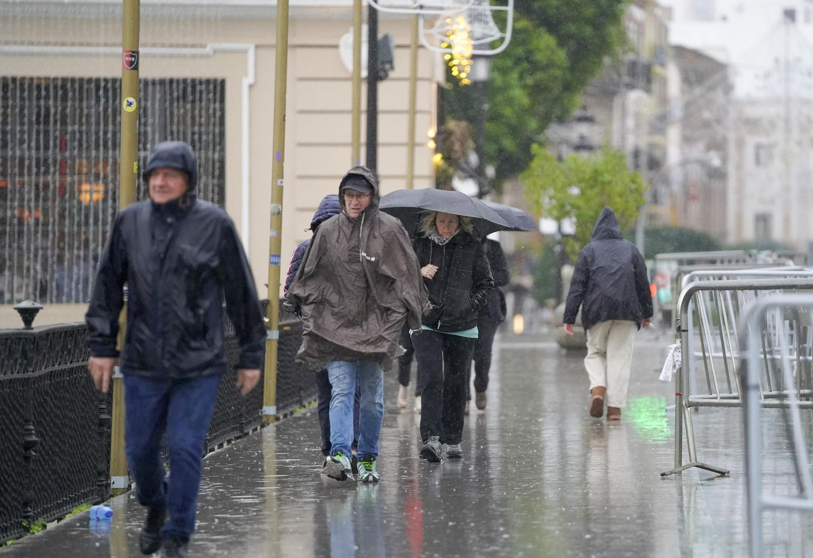 Viernes de lluvia intensa en Sevilla