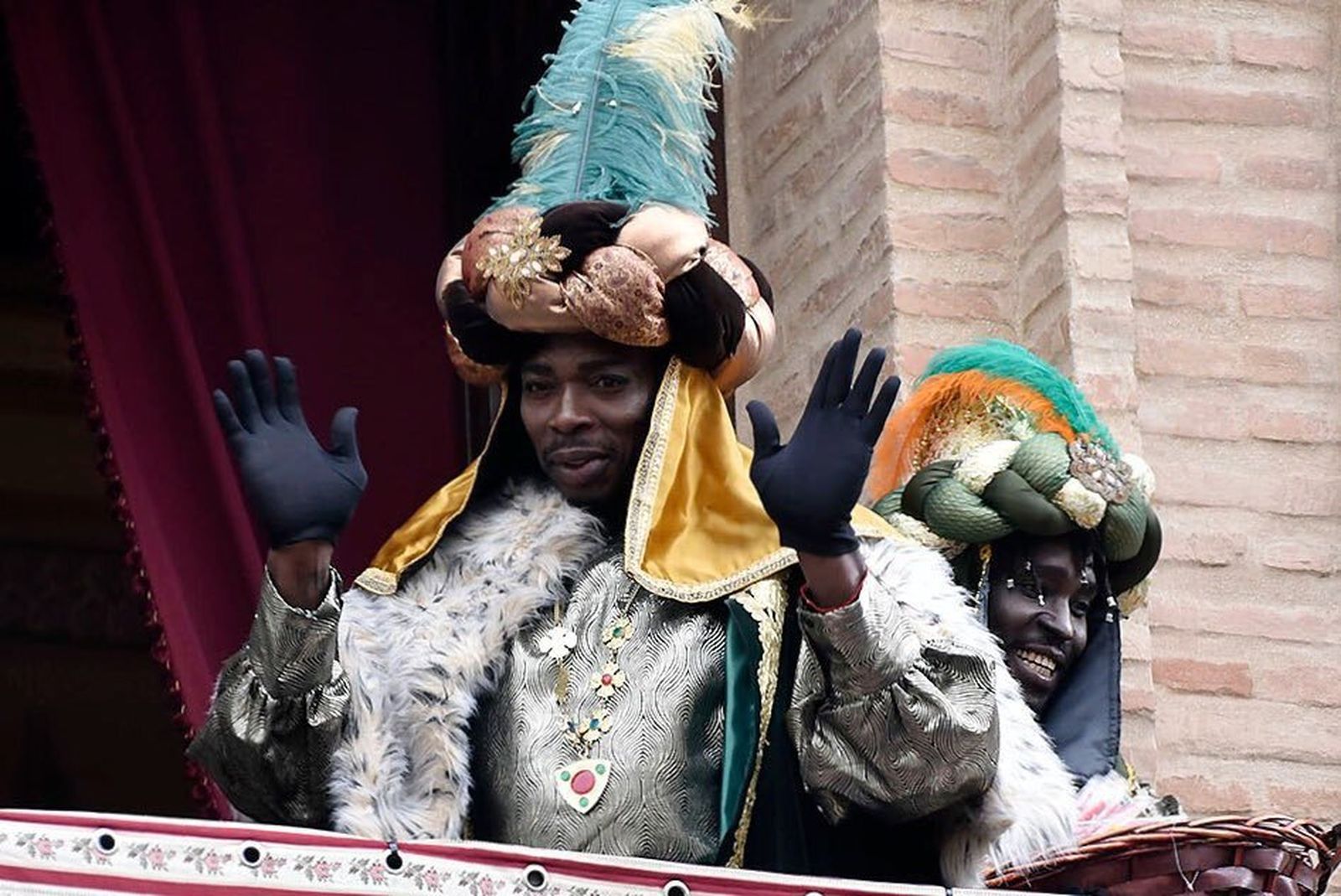 Kameni encarna a Baltasar para la Cabalgata de Reyes de Antequera