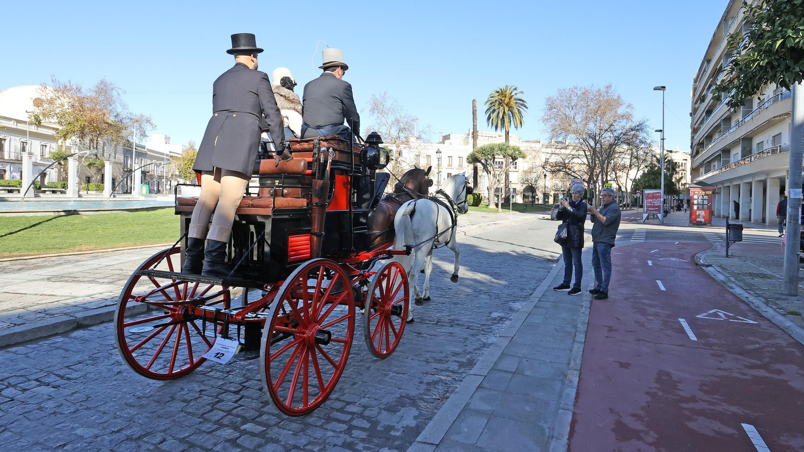 Concurso de enganches por las calles de Jerez