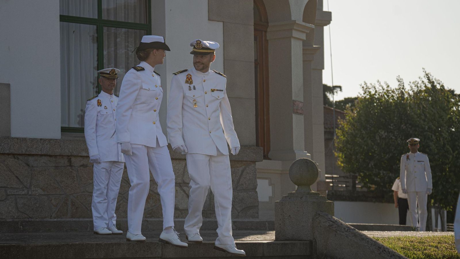 Las fotos del ingreso de la Princesa de Asturias en la Escuela Naval de Marín