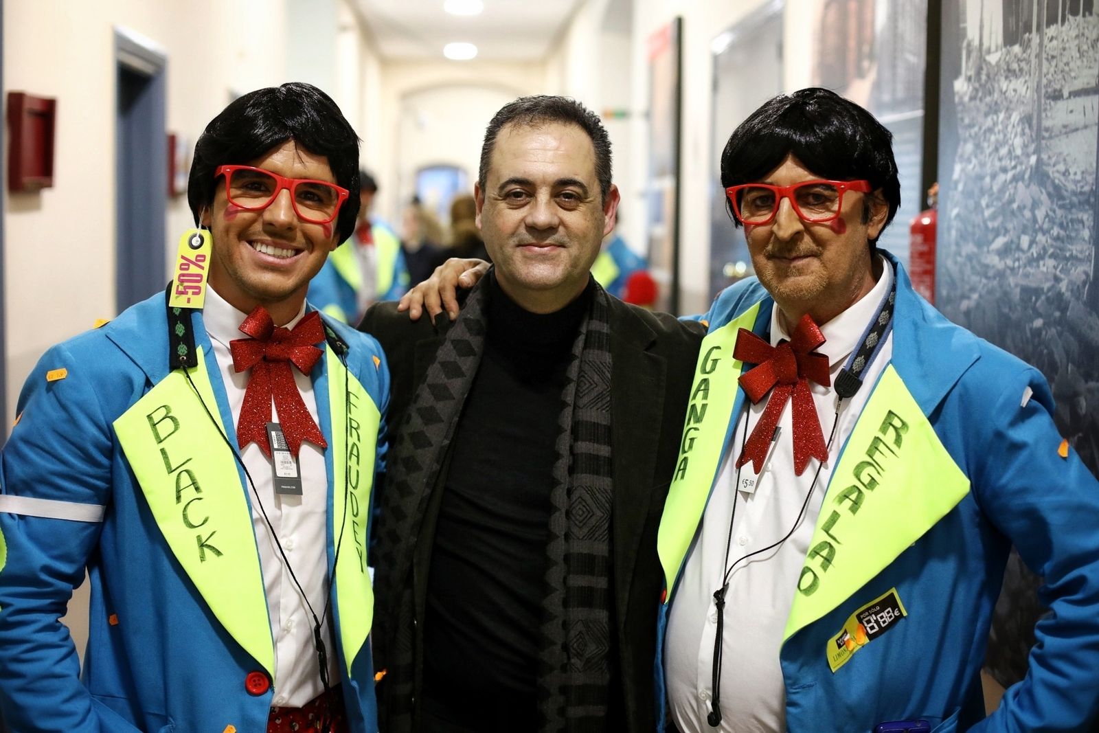 Jesús Manuel Selma 'Melli', Francisco José Fernández 'Toté' y José Luis Bustelo.