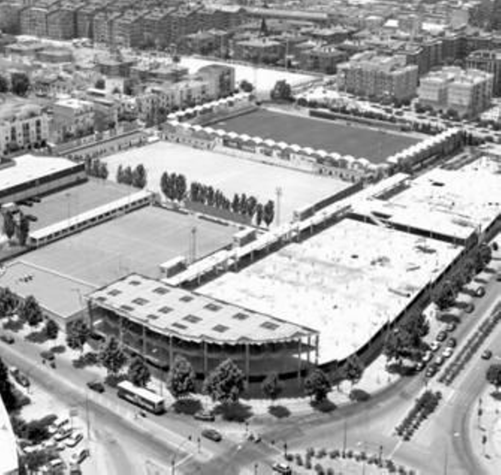 Vista aérea de los terrenos de la Ciudad Deportiva, origen de la polémica.
