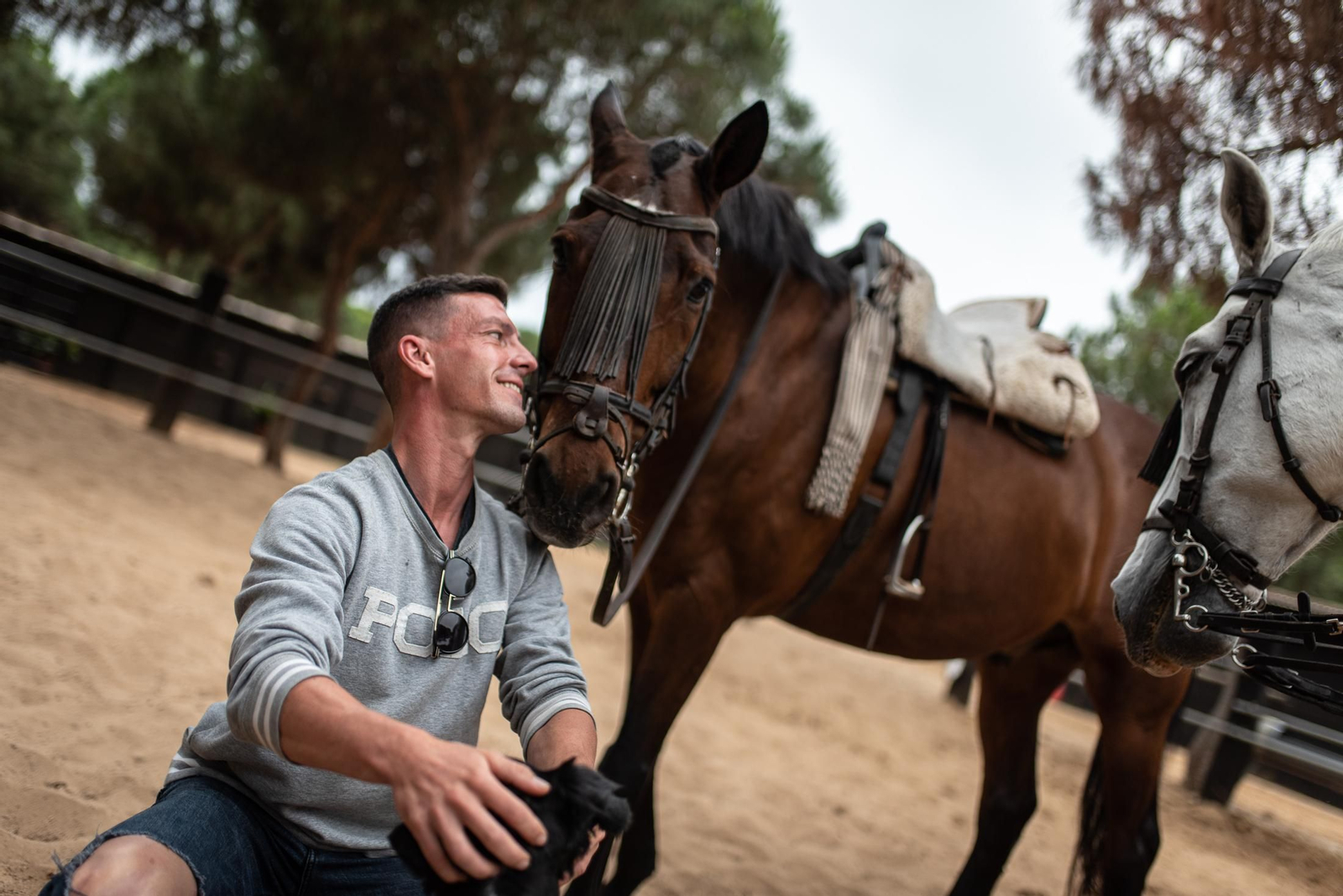 Un paseo a caballo por Doñana en imágenes