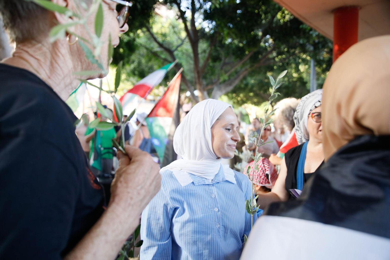 Imágenes de la manifestación en Almería por el genocidio en Palestina