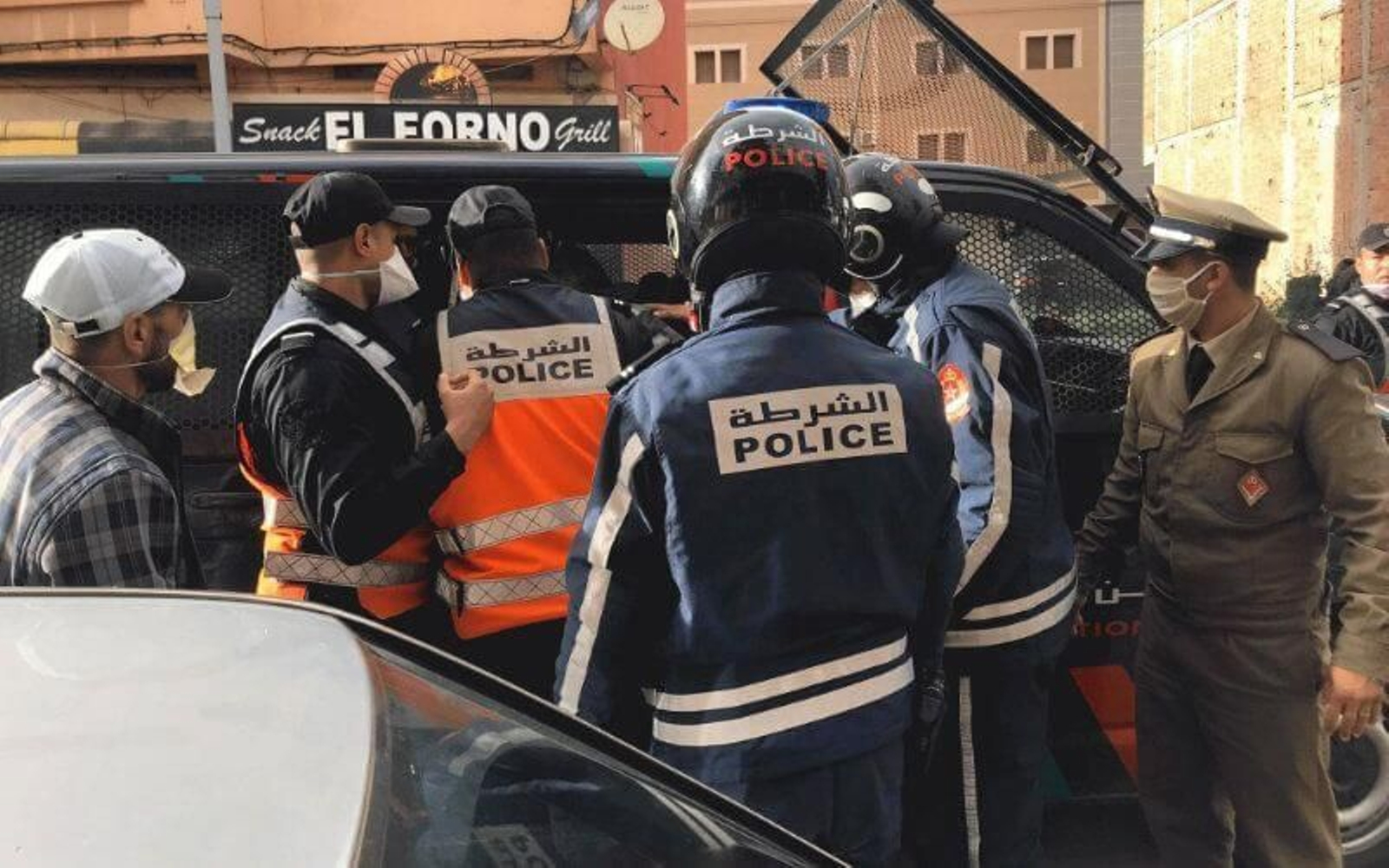 Policía de Marruecos.