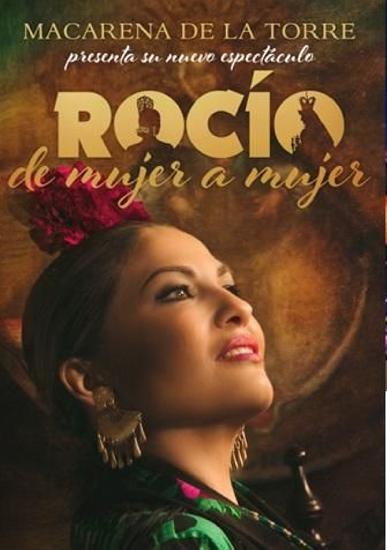 Cartel promocional del espectáculo de Macarena de la Torre 'El Rocío, de mujer a mujer'.
