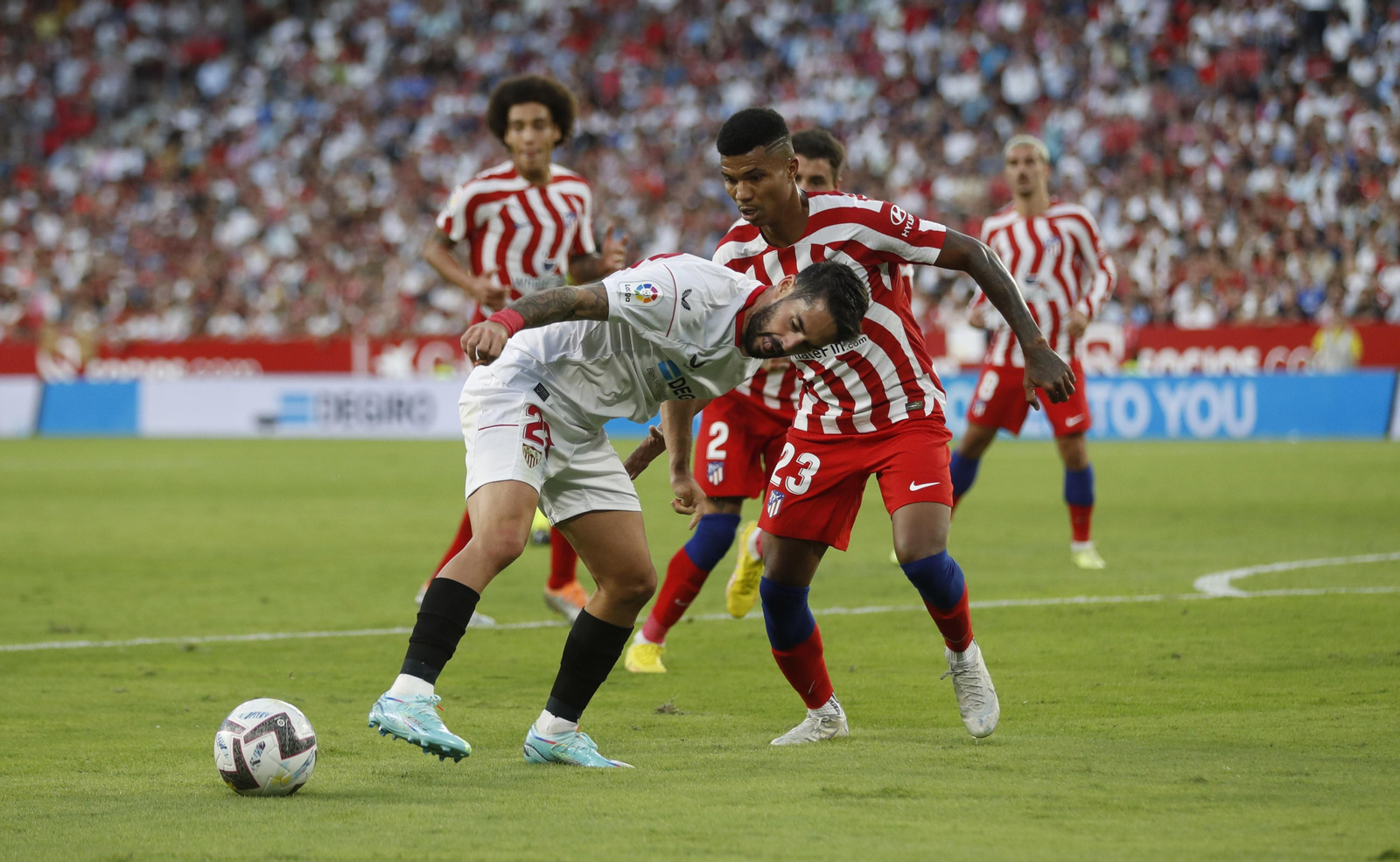 Las imágenes del Sevilla fc-Atlético de Madrid