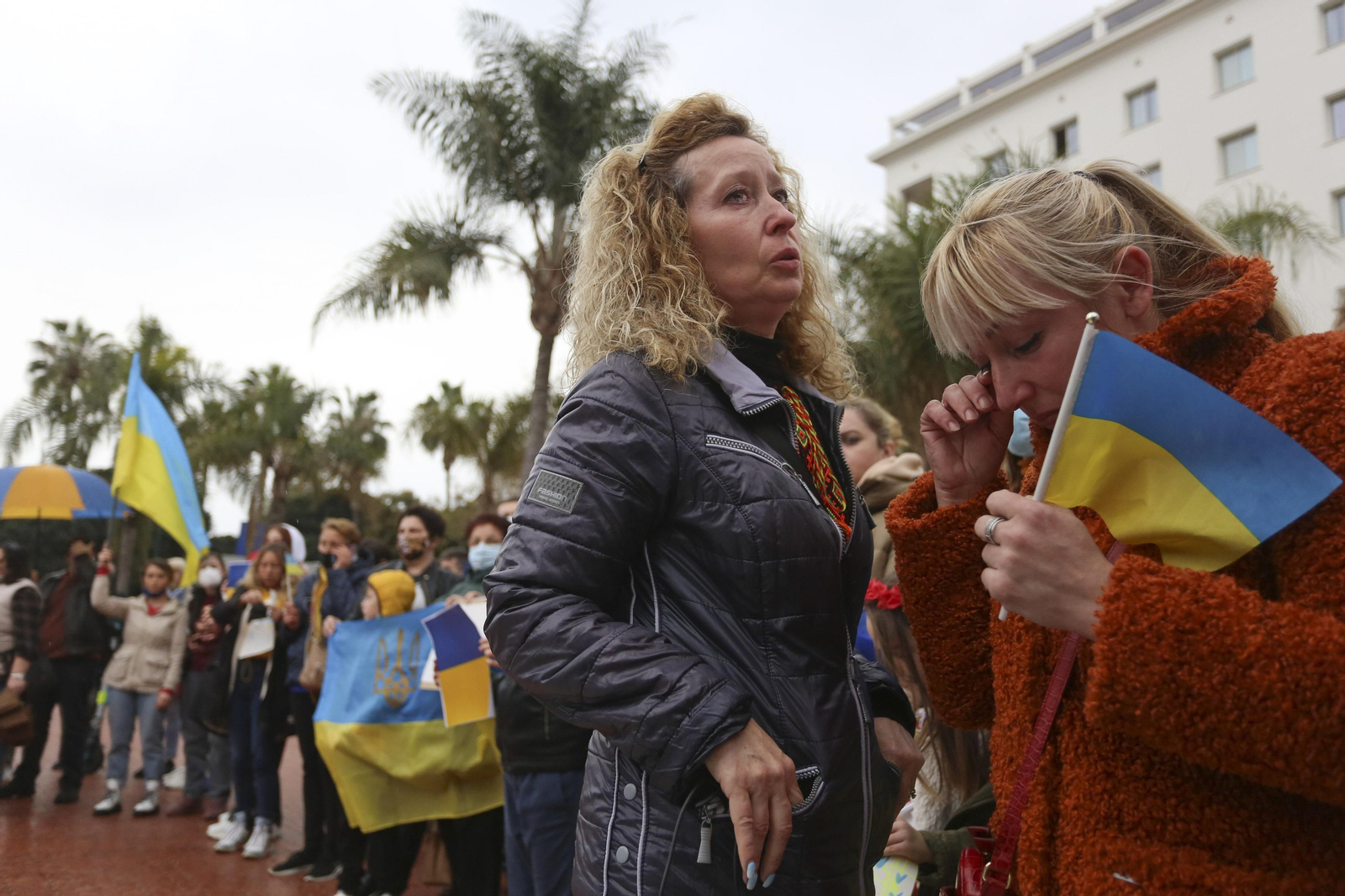 Las fotos de la concentración en Málaga para implorar la paz