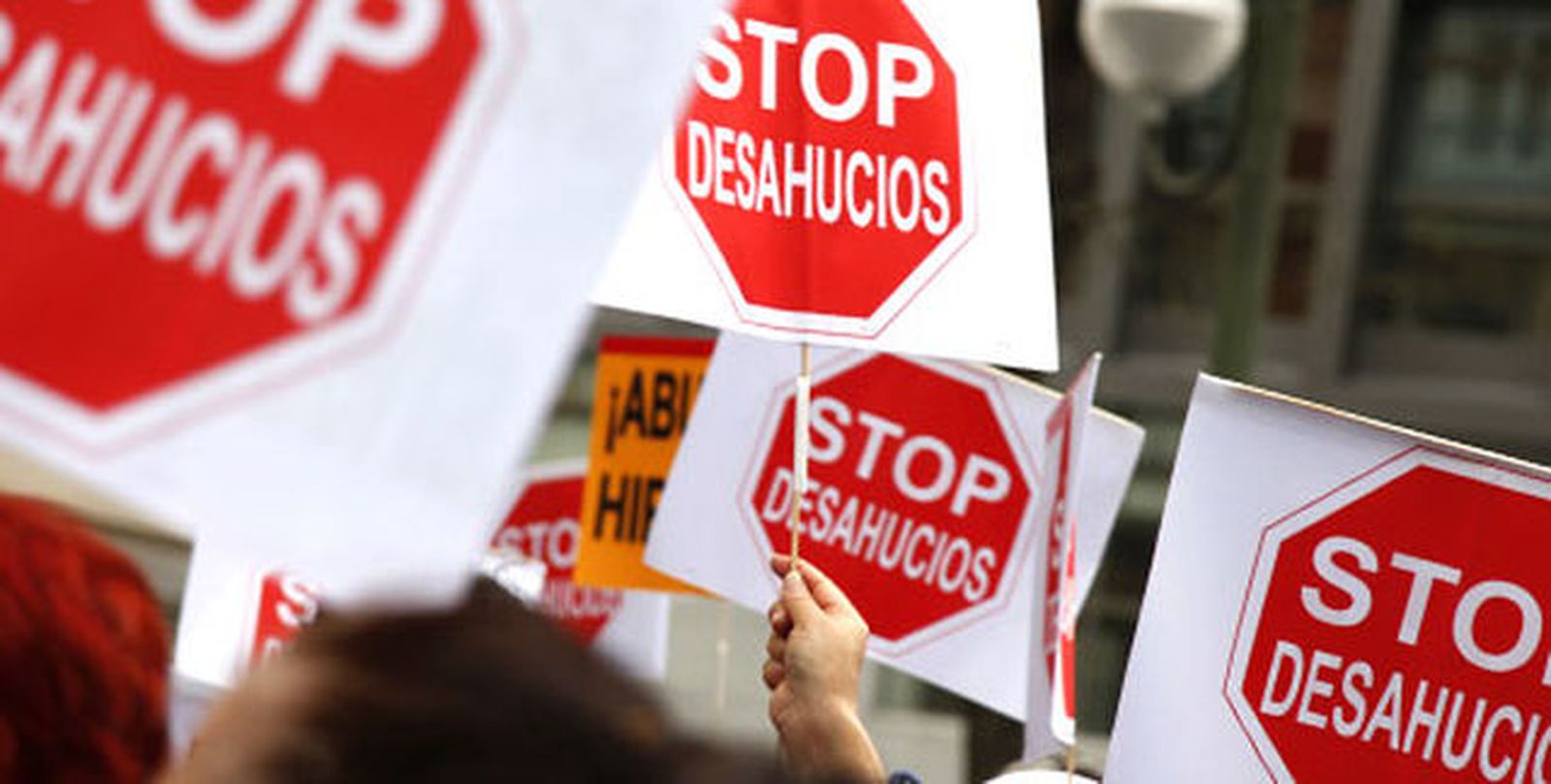 Manifestación contra los desahucios