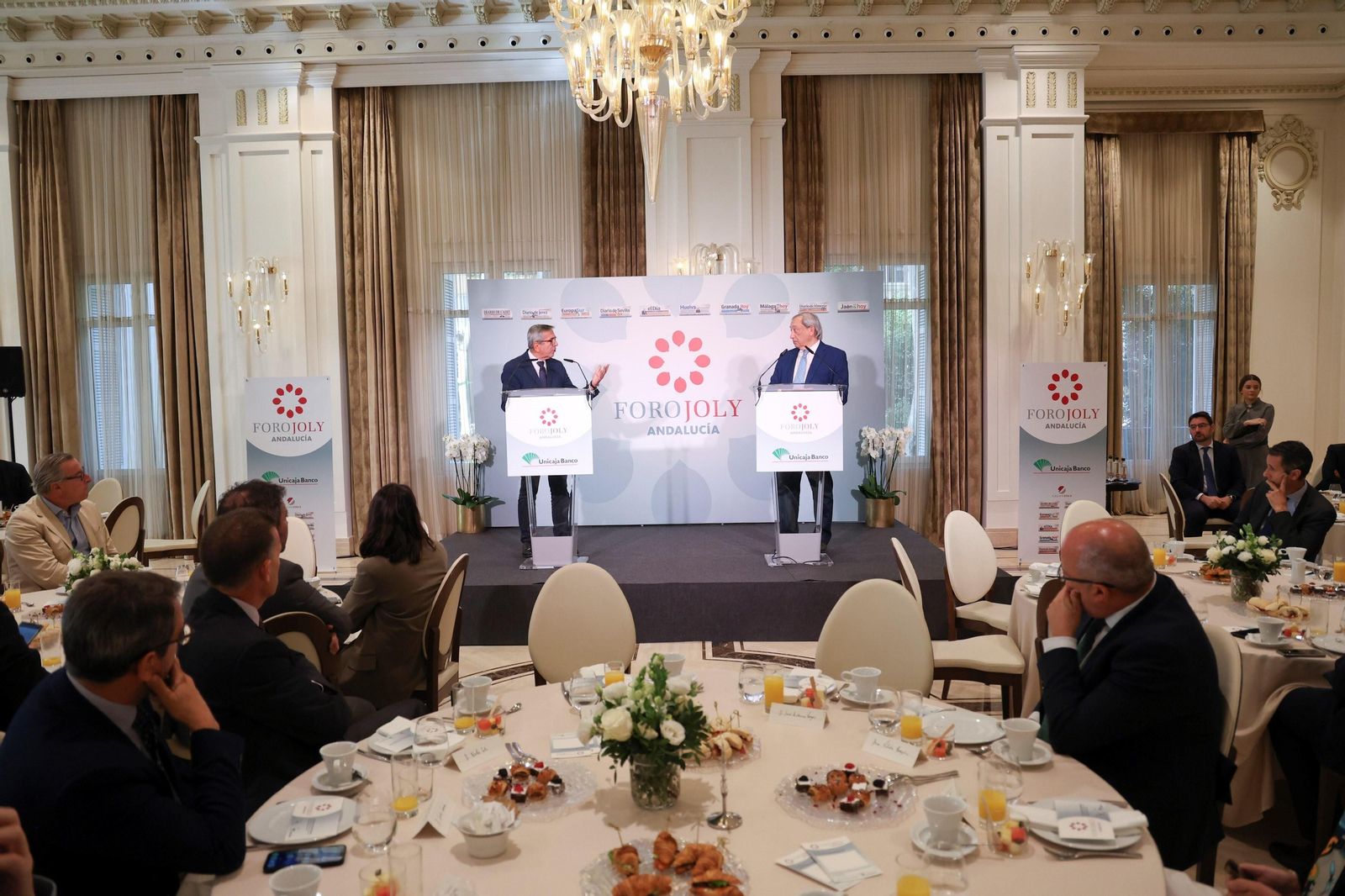 Las fotos del Foro Joly con el presidente del Instituto de Crédito Oficial (ICO)