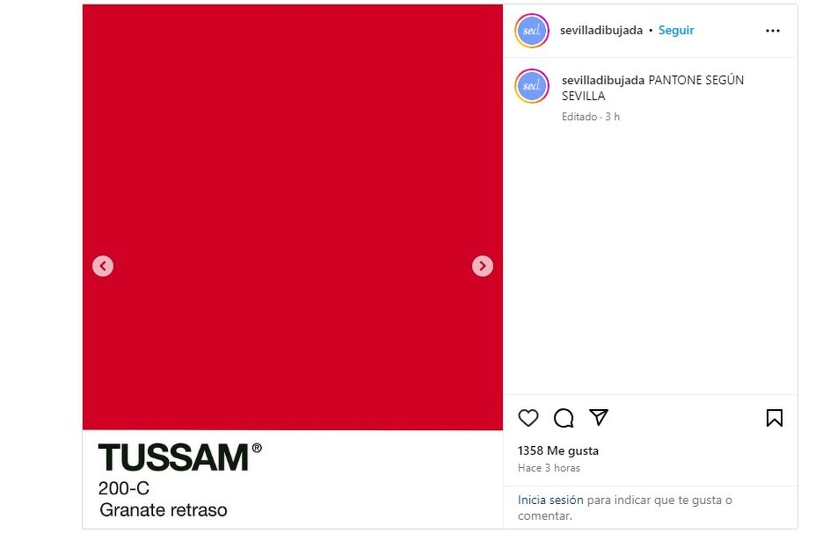 Una de las publicaciones de @sevilladibujada