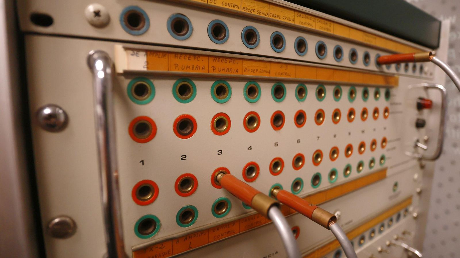 Parte del antiguo estudio de radio de RNE en el Centro de la Comunicación Jesús Hermida