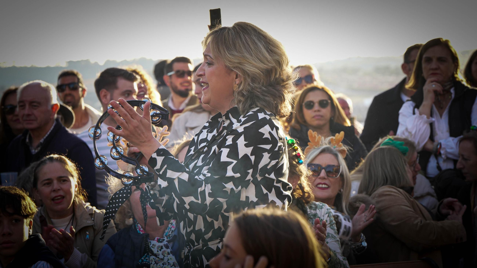 Imágenes del gran ambiente el primer día de zambombas en Jerez