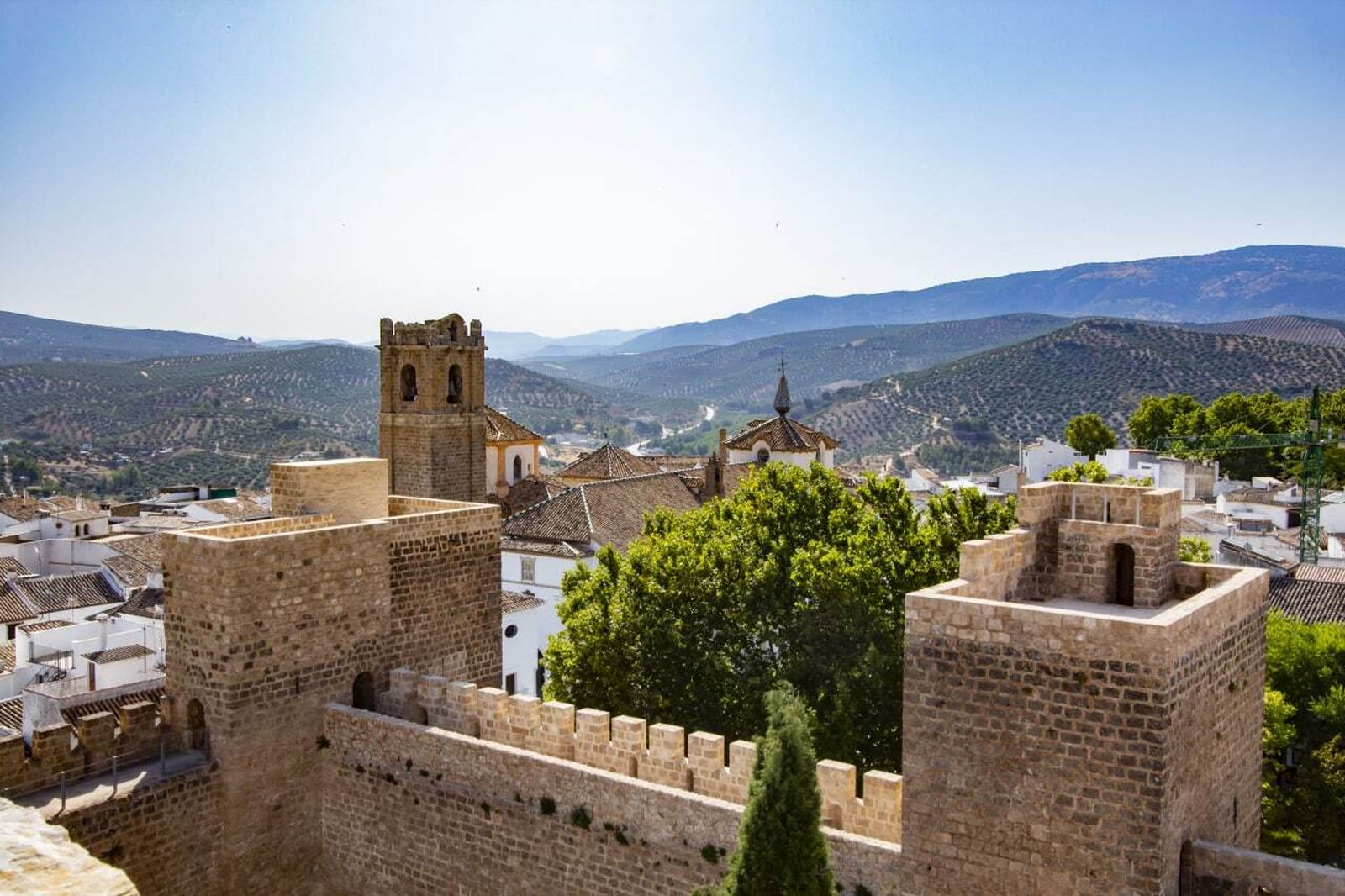 Vista del Castillo de Priego de Córdoba.
