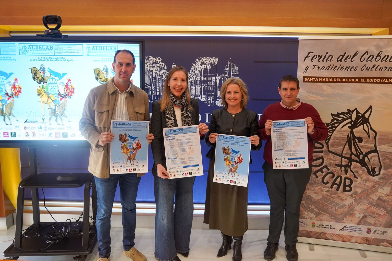 Presentación de la IV Feria del Caballo en El Ejido.