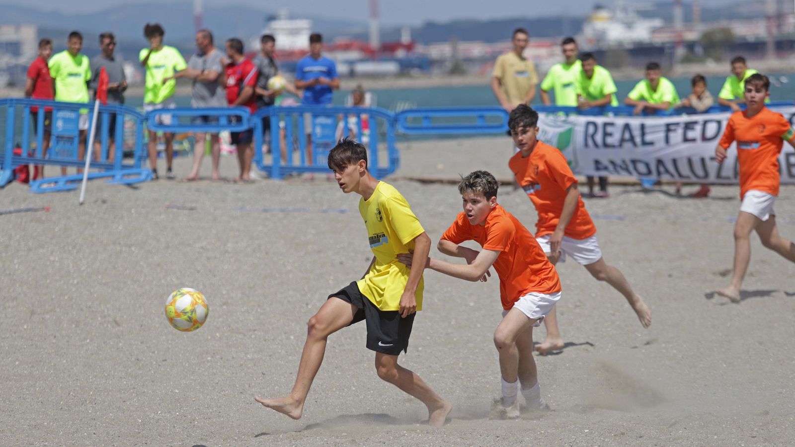 Fotos Torneo de Selecciones Comarcales de Cádiz de Fútbol Playa  categoría cadete en La Línea