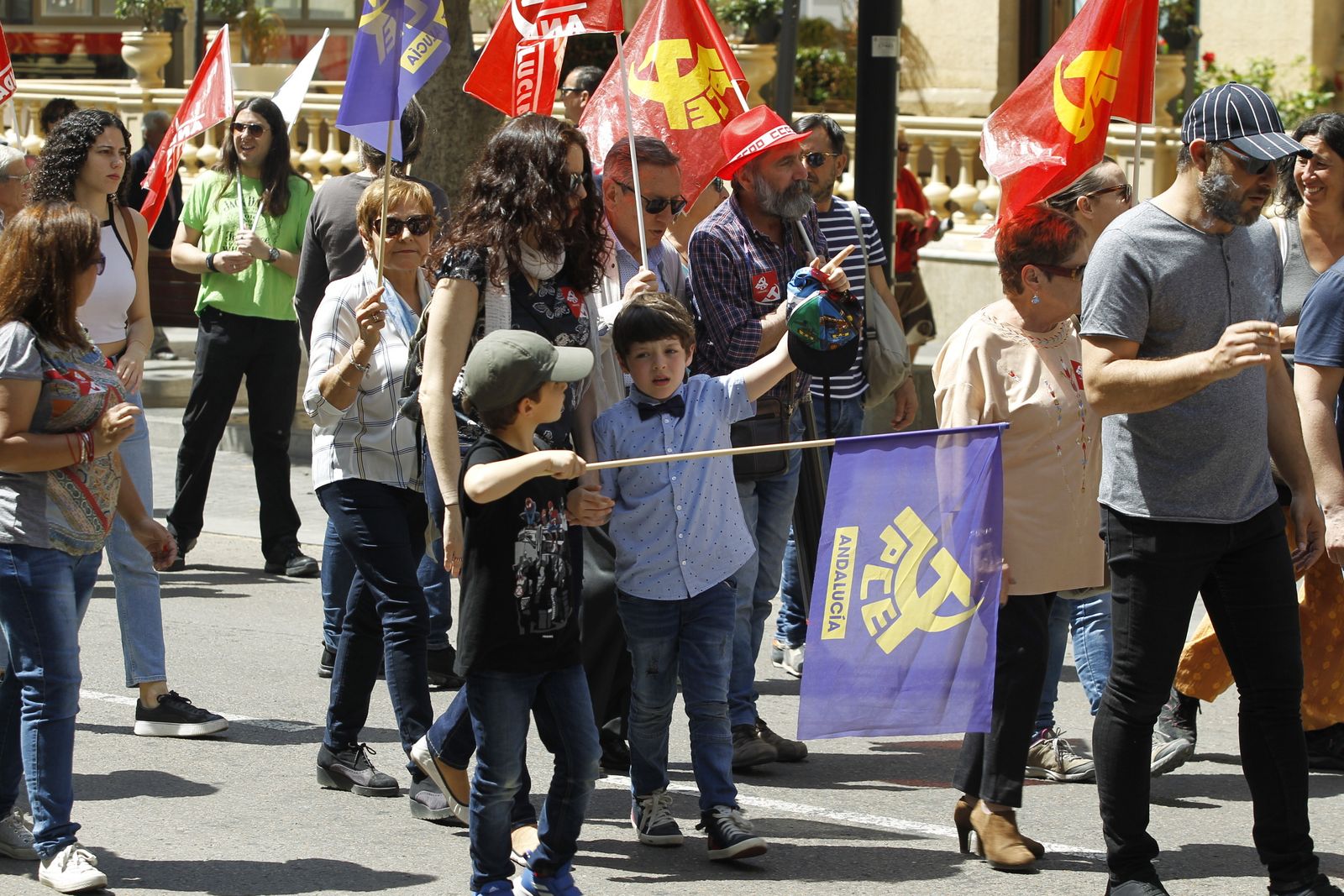 Fotogalería Manifestación del Primero de Mayo. Día Internacional de los Trabajadores. Almería