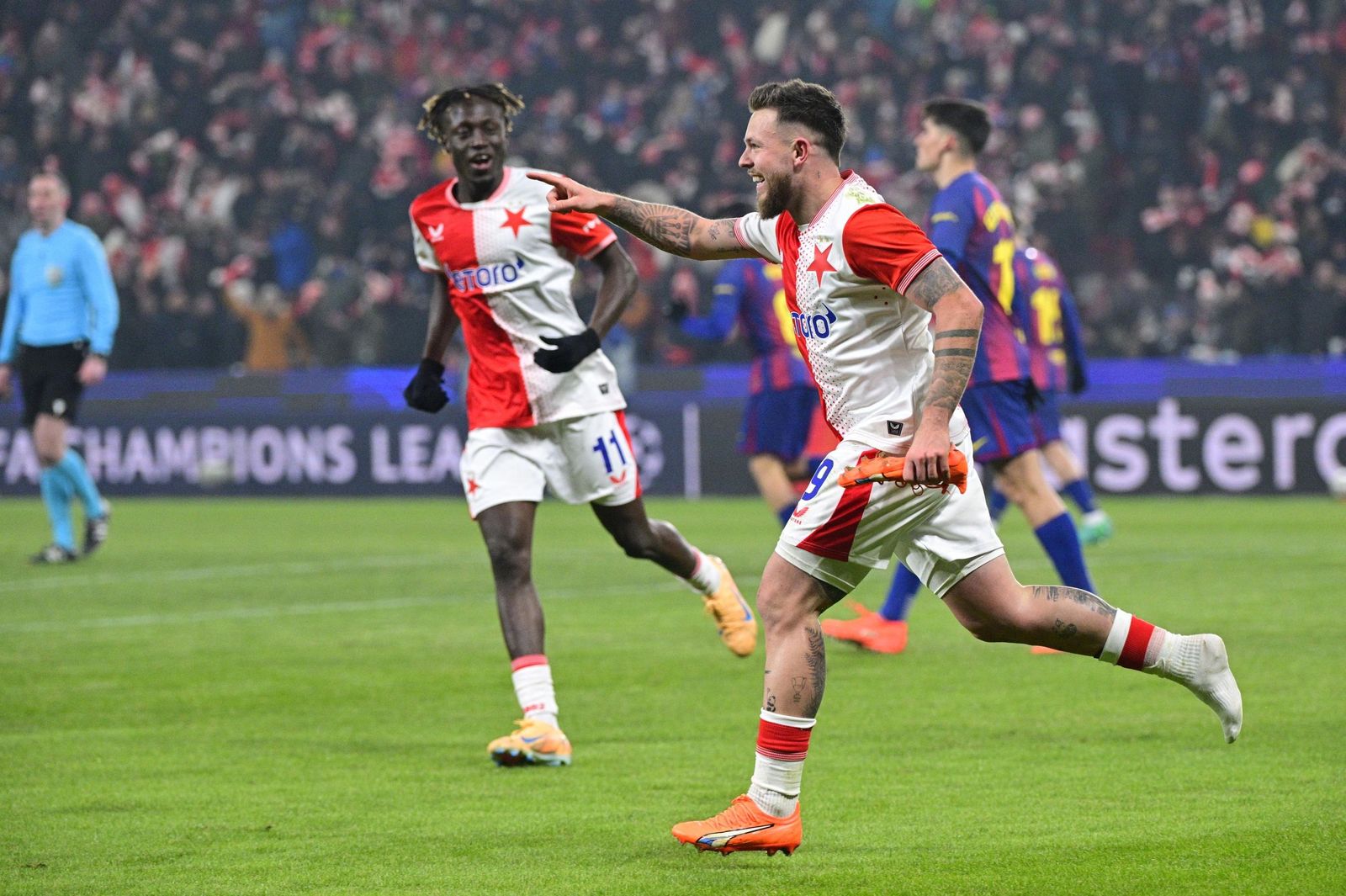 Las fotos del Slavia Praga-Barcelona