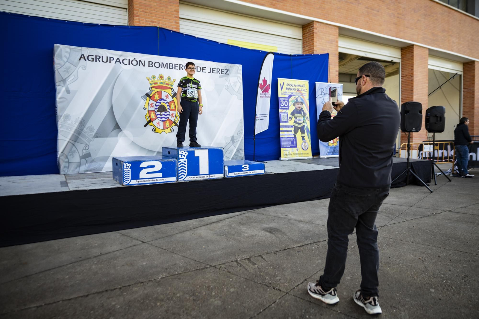 Imágenes de la V Carrera Infantil Bomberos de Jerez
