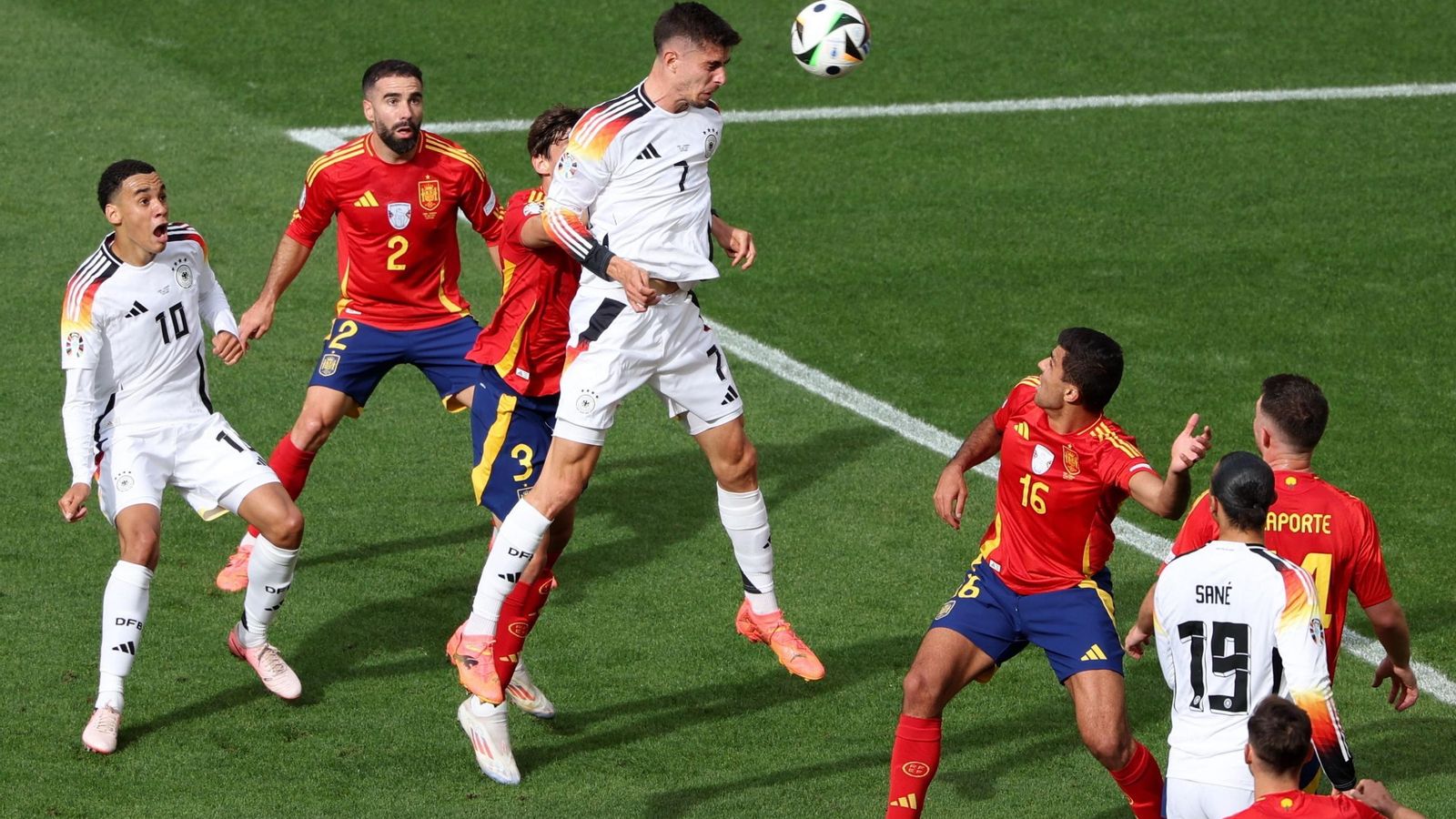 Las mejores fotos del España - Alemania