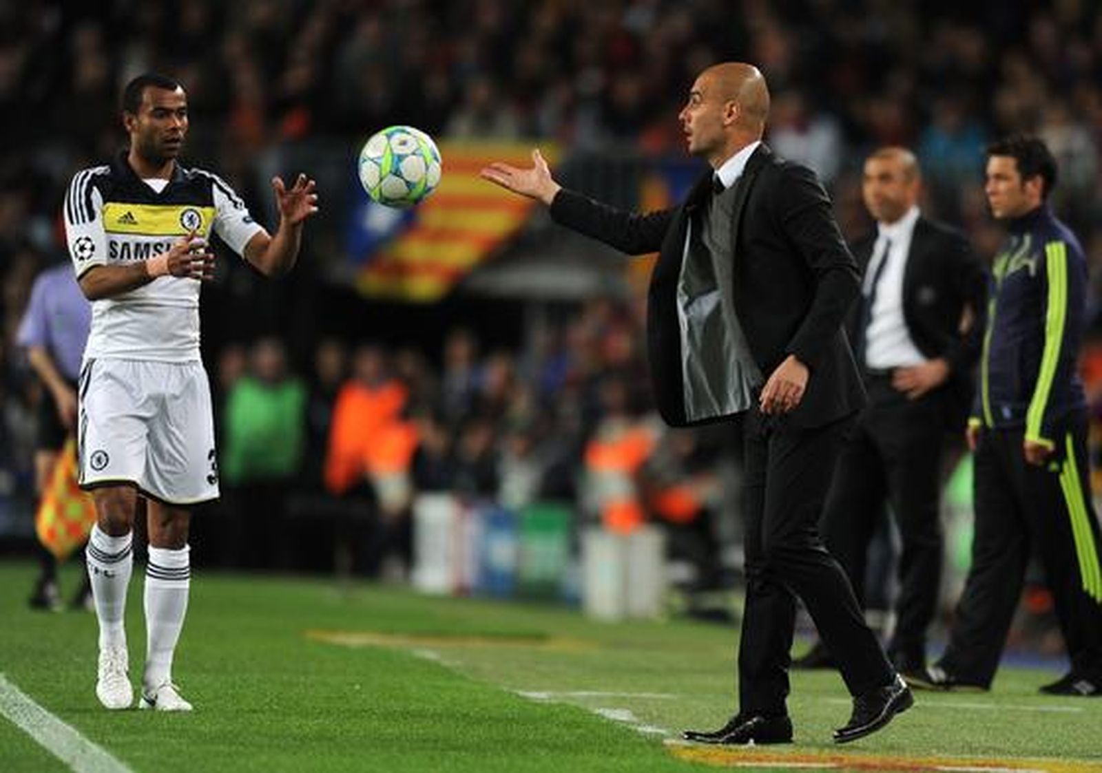 El Barcelona cae eliminado de la 'Champions' en semifinales ante el Chelsea (2-2). / AFP