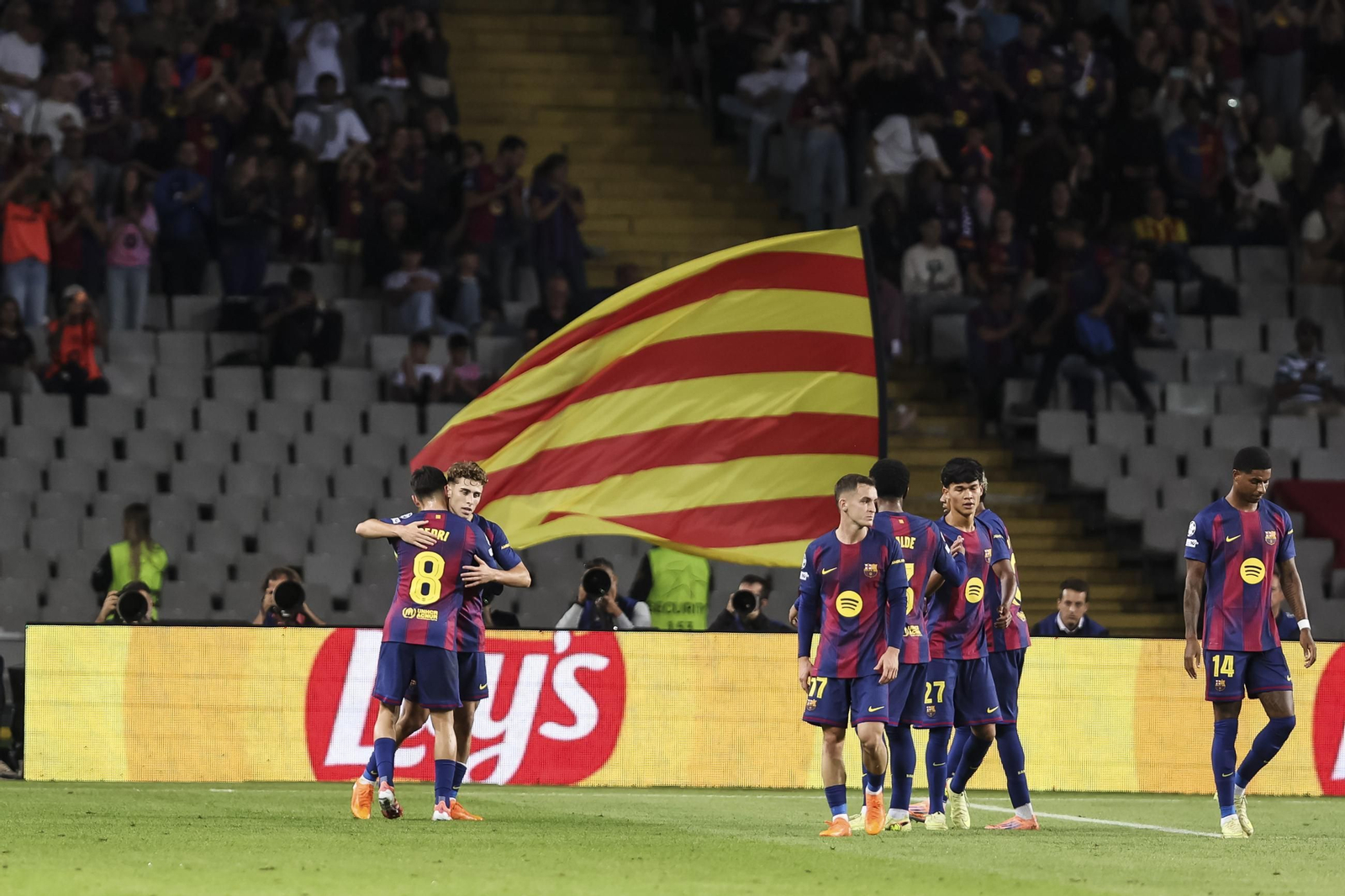 Las fotos del Barcelona-Olympiacos