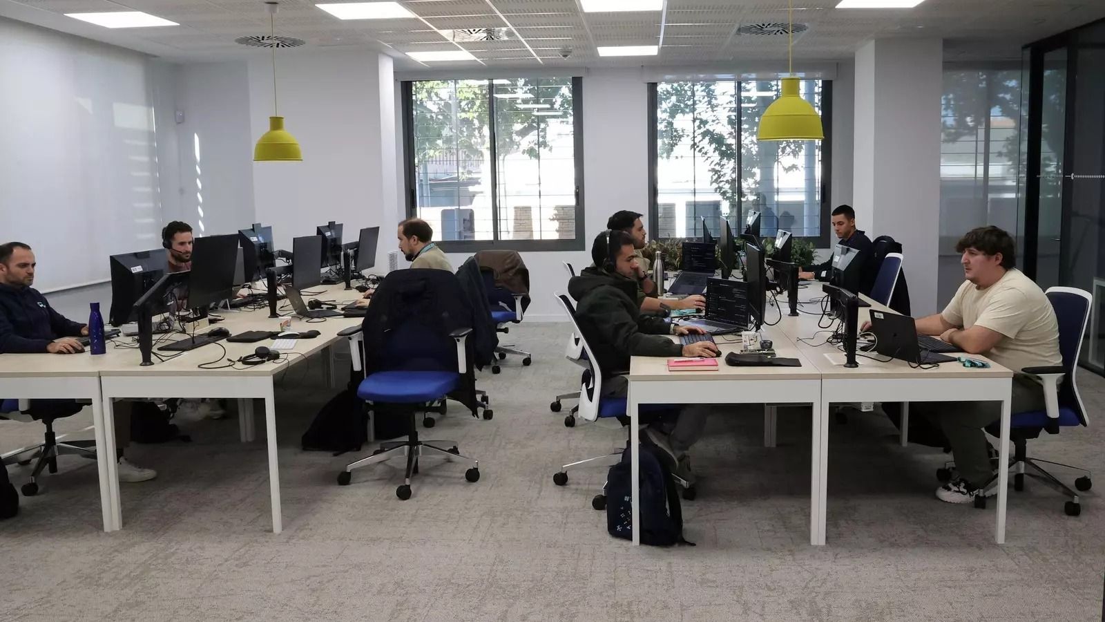 Instalaciones de CaixaBank Tech en Sevilla.