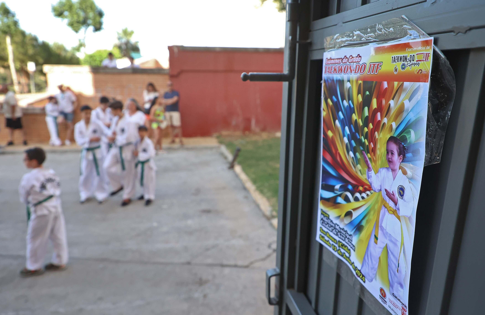 Imágenes de los exámenes de grado Taekwon - Do ITF en San Roque