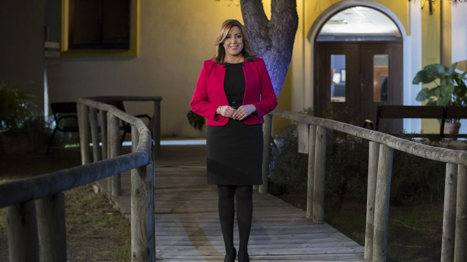 La presidenta de la Junta ha escogido Huelva este año para su mensaje.