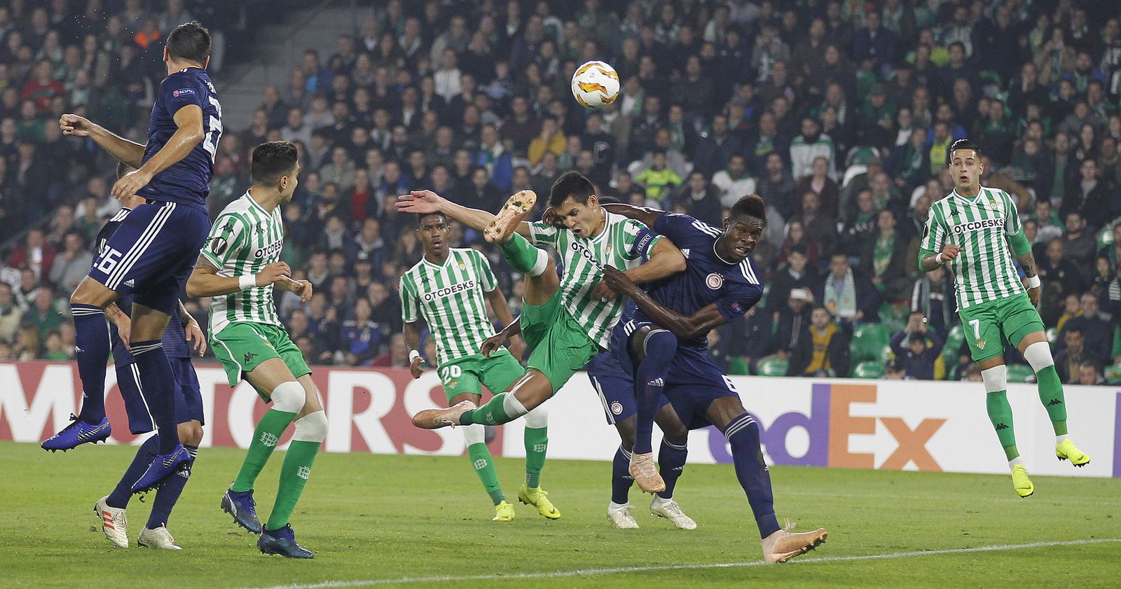 Las imágenes del Betis-Olympiacos