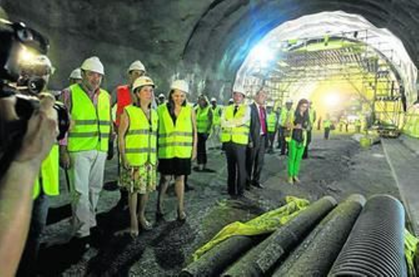 La ministra de Fomento, Ana Pastor, en su última visita a Granada, el 5 de septiembre.