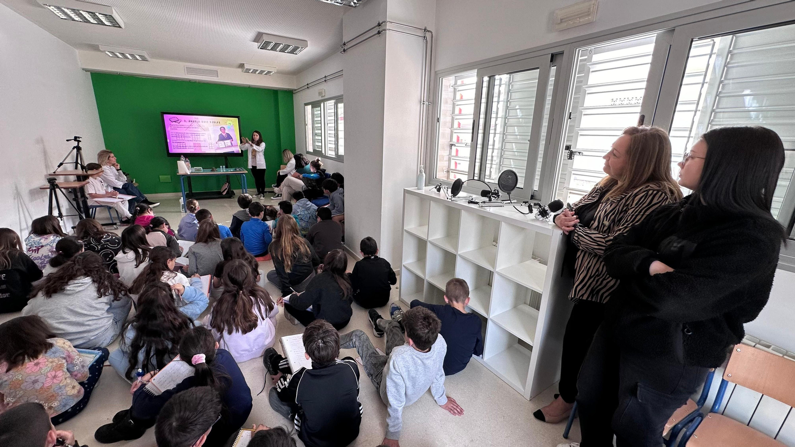 Actividades en los colegios.