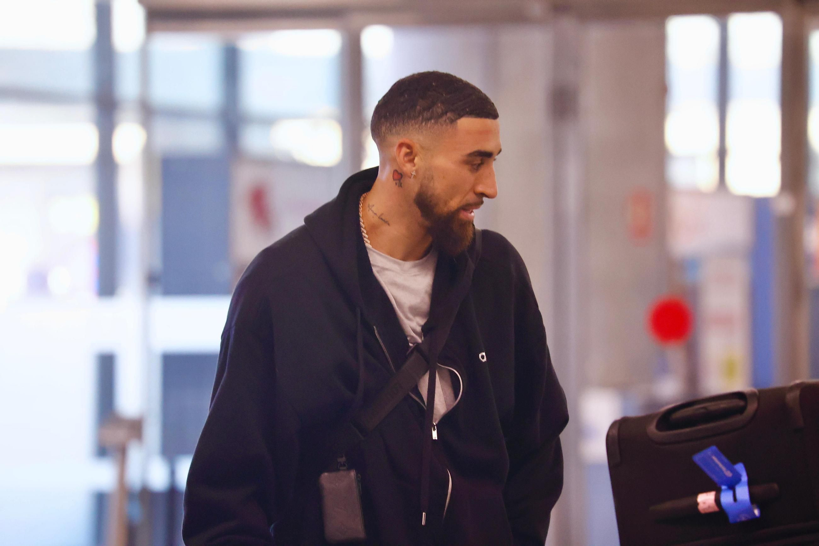 Las fotos de la llegada de Chris Duarte, fichaje estelar del Unicaja, a Málaga