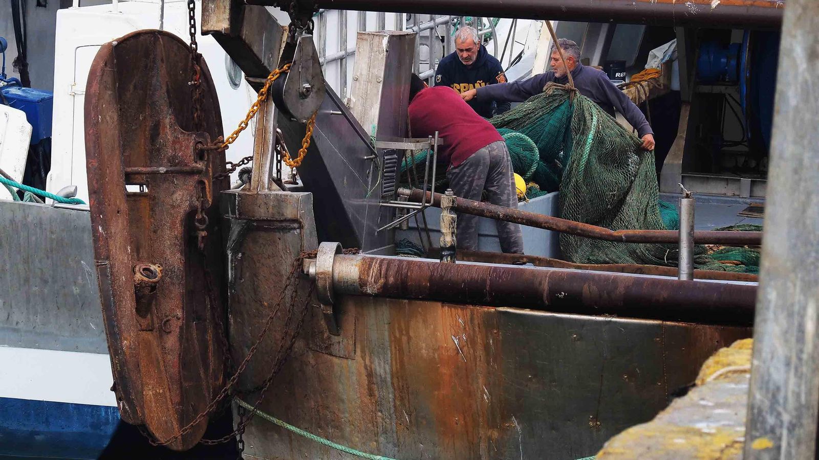 Actividad en el puerto isleño hace dos semanas