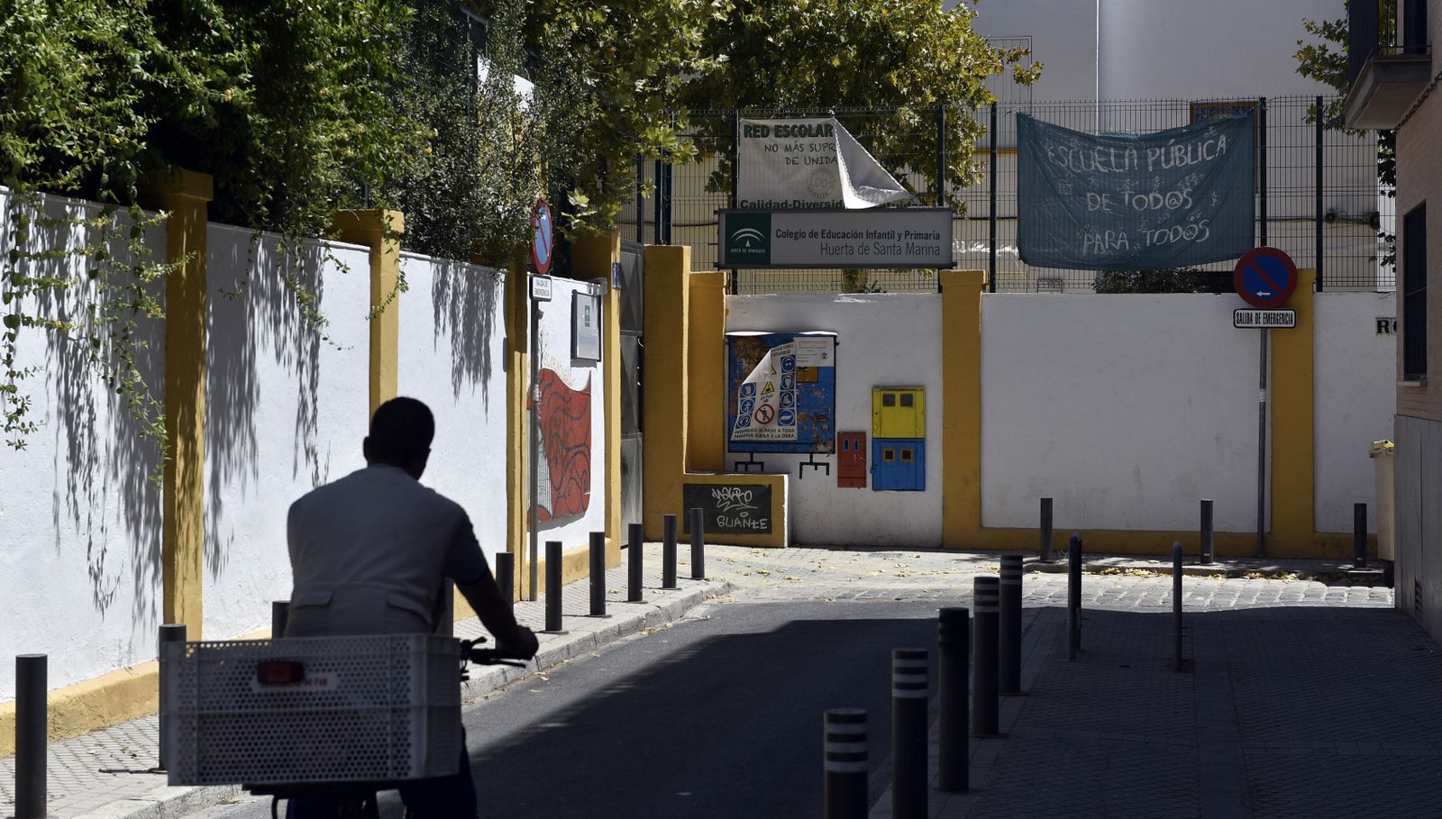 El Colegio Huerta de Santa Marina está siendo objeto de mejoras este verano.