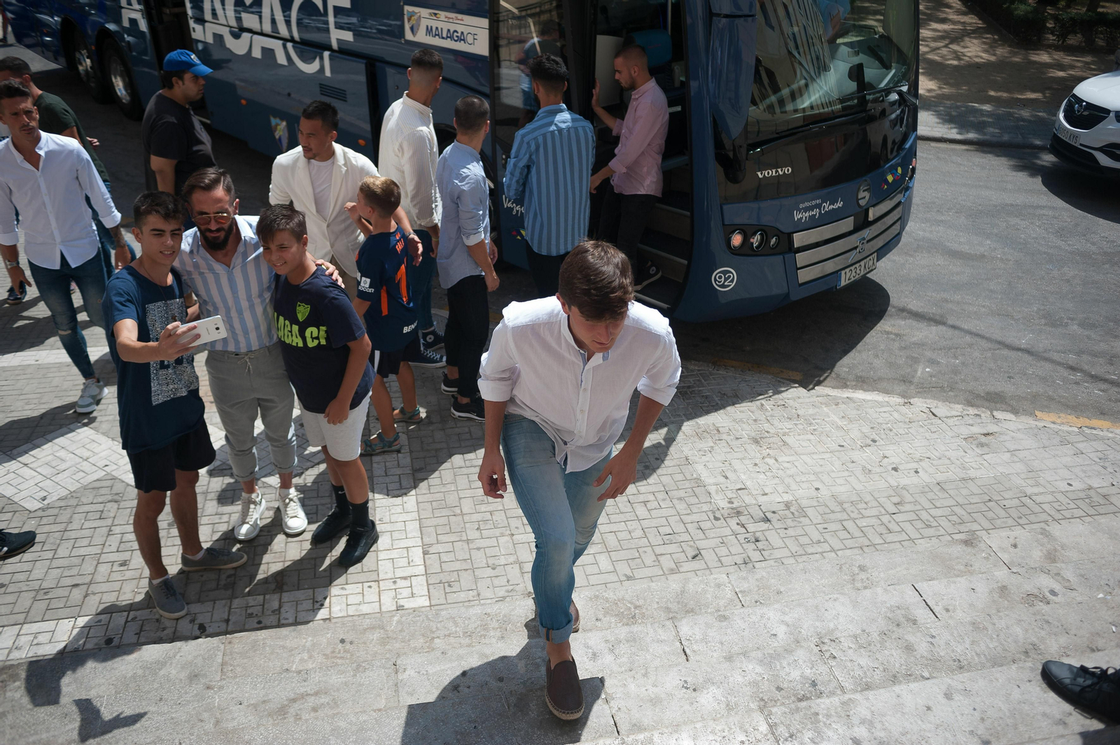 Las fotos del Málaga CF en la Divina Pastora
