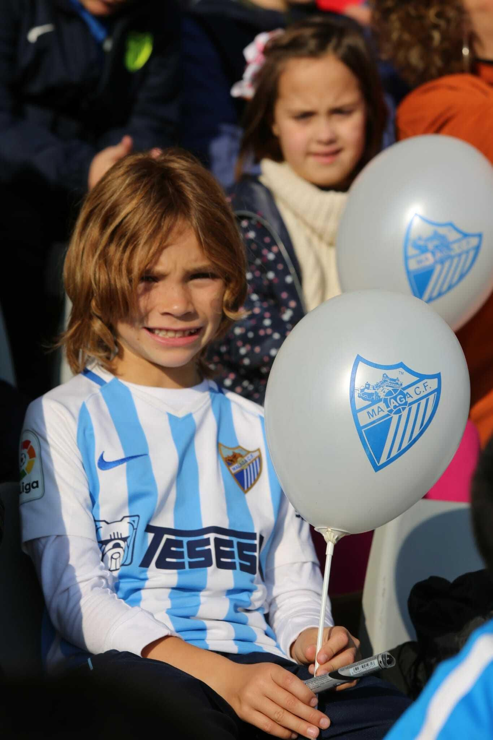 Las fotos del entrenamiento del Málaga a puerta abierta Las fotos del entrenamiento del Málaga a puerta abierta