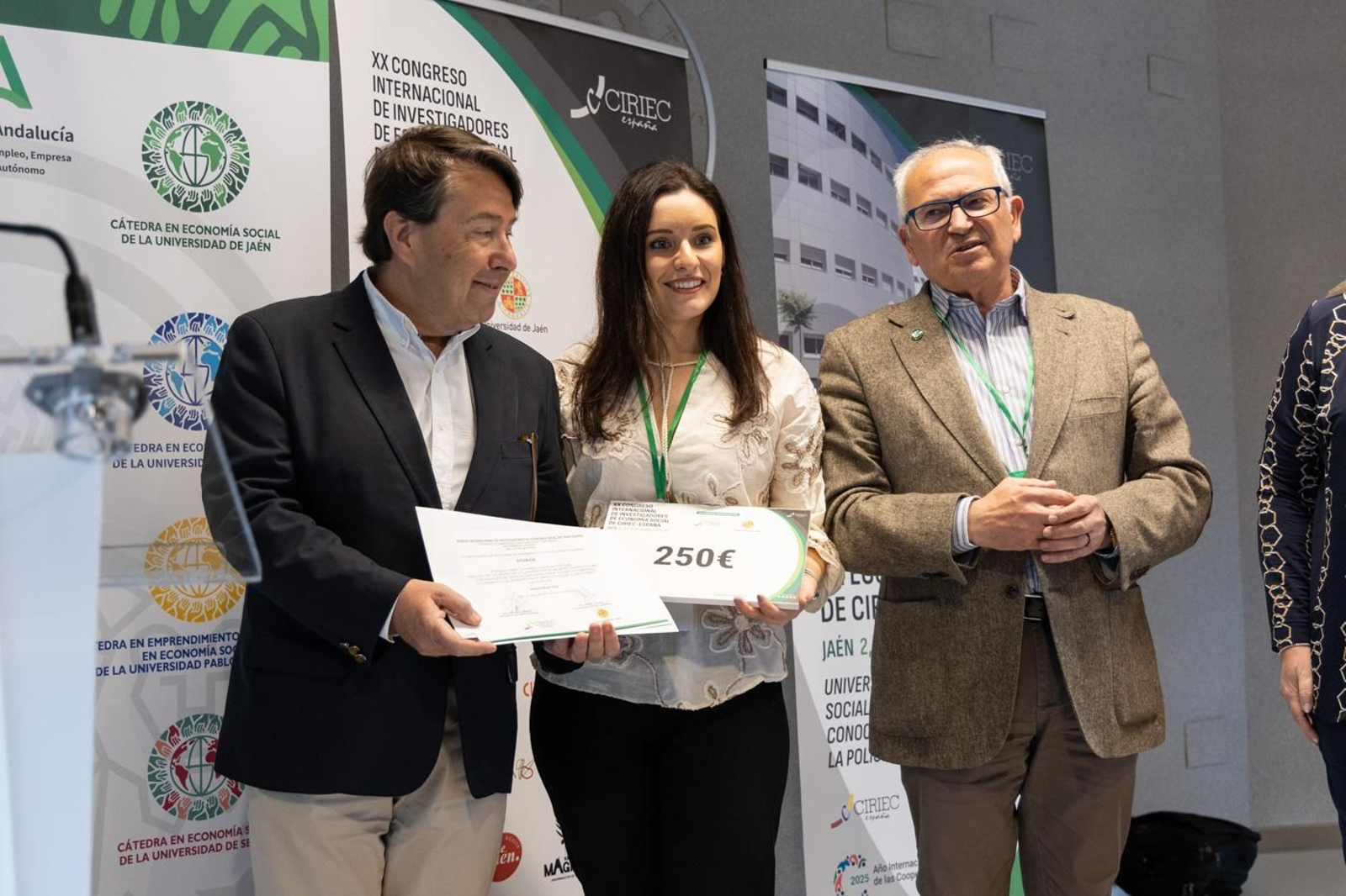 Entrega de premios y clausura del XX Congreso Internacional de Investigadores de Economía Social de Ciriec-España