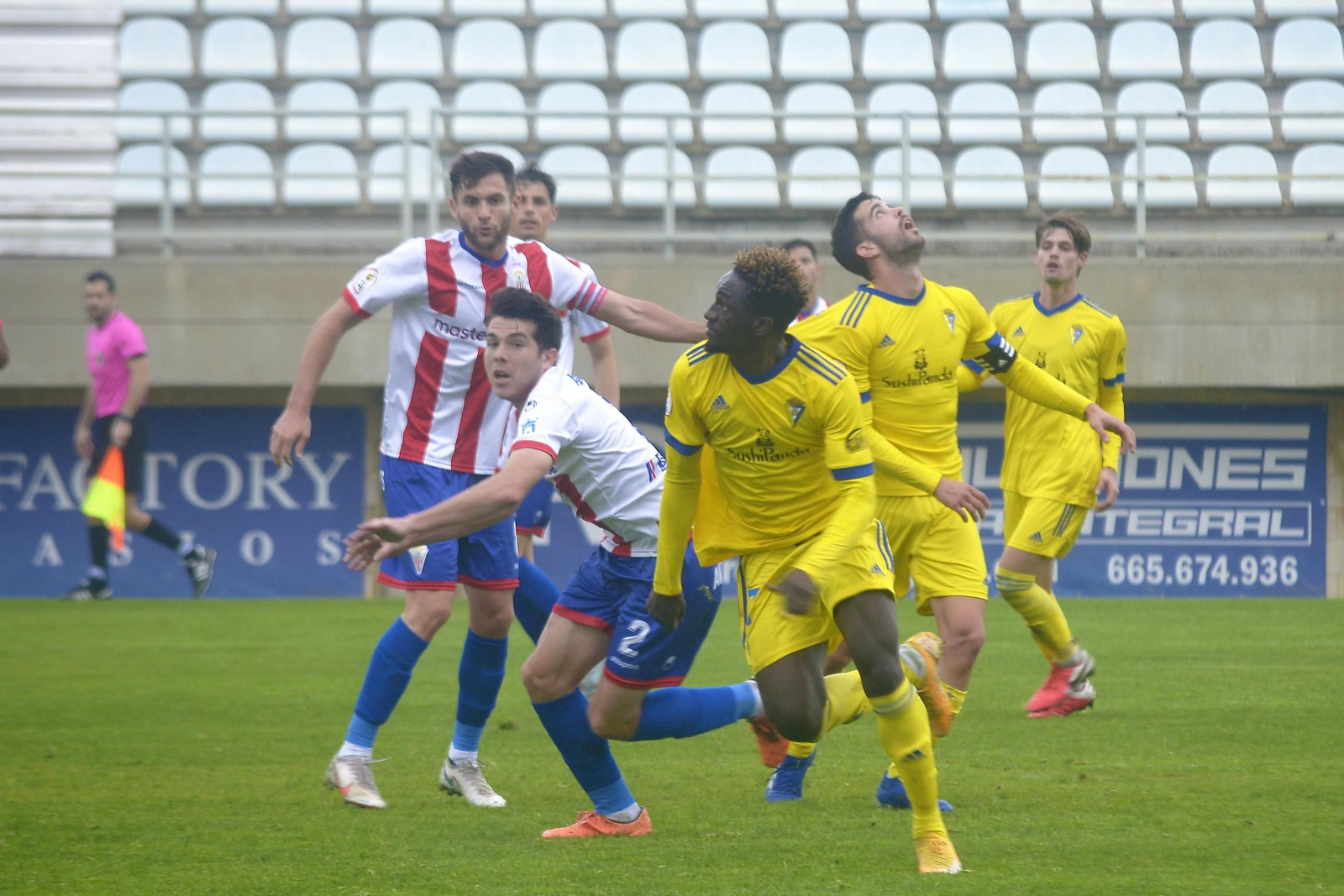 Un lance del Algeciras-Cádiz B del pasado sábado.