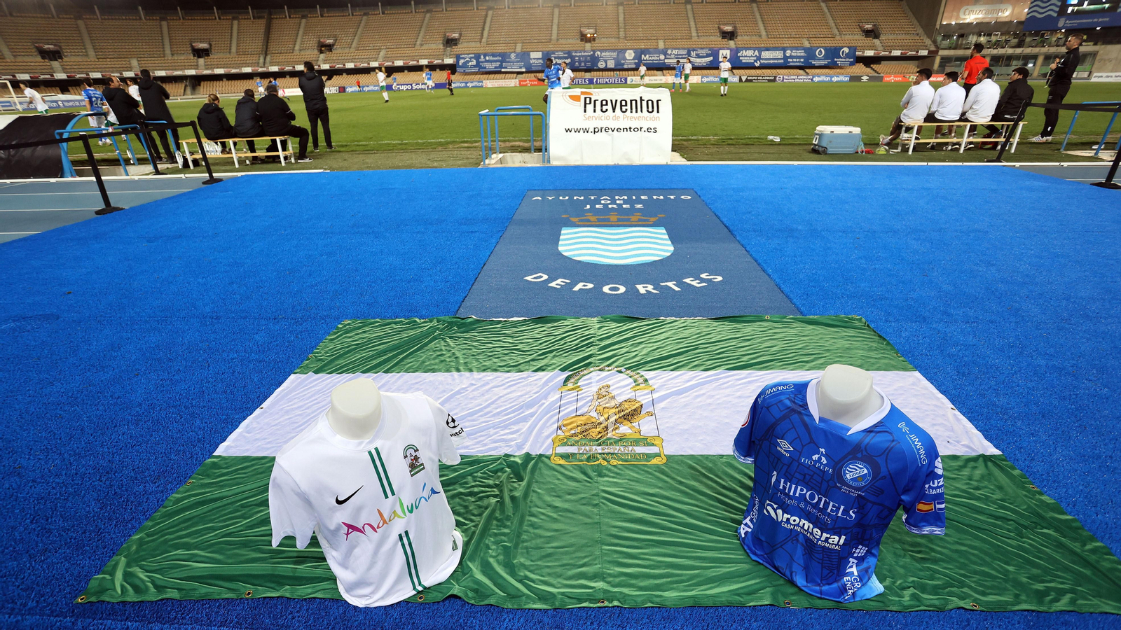 Amistoso entre el Xerez DFC y la Selección Andaluza de Fútbol en Chapín